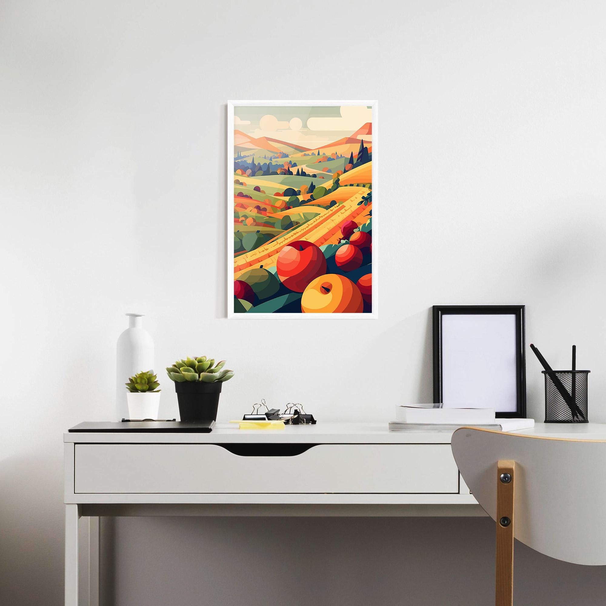 Gerahmte Poster Autumn Rural Fruits mockup 7
