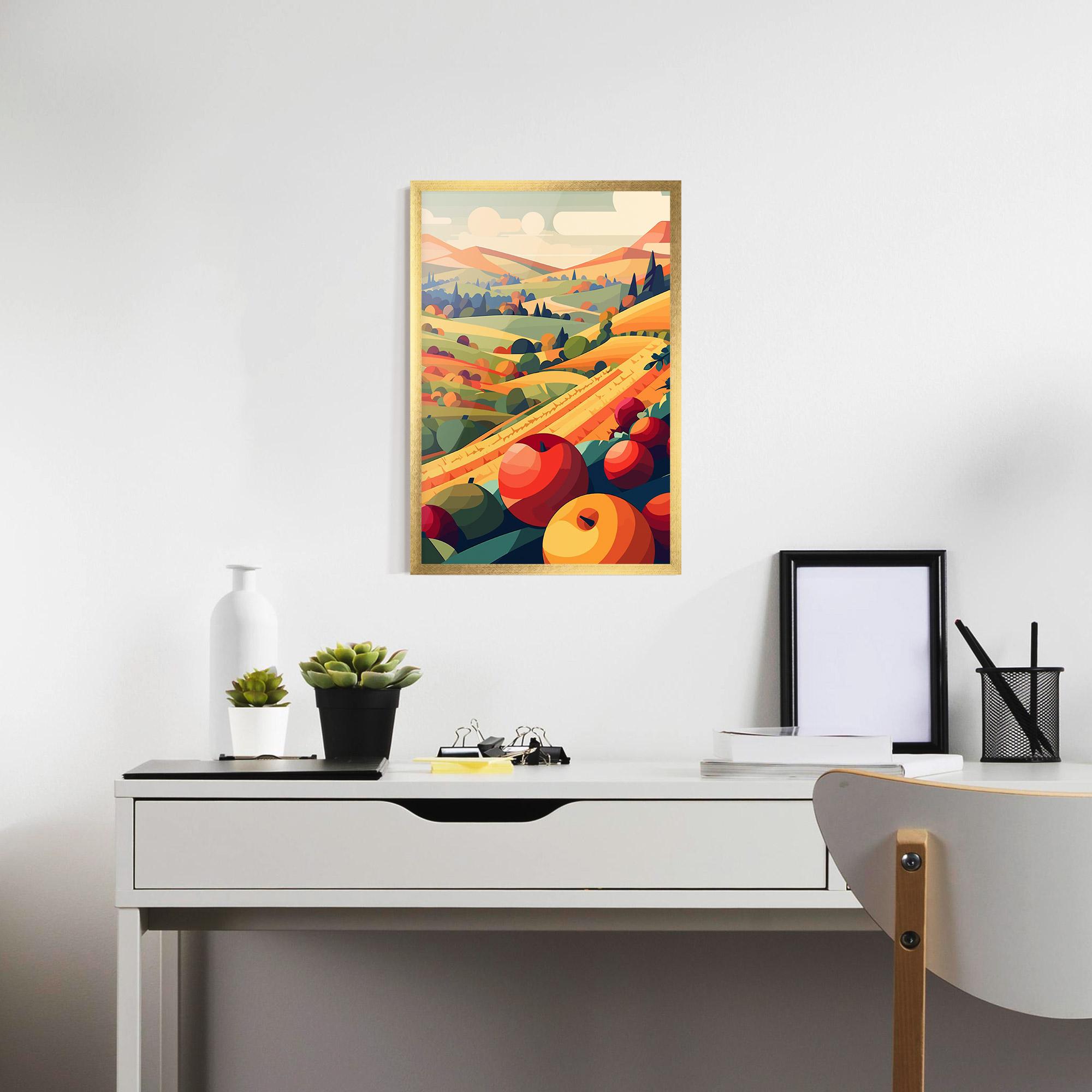 Gerahmte Poster Autumn Rural Fruits mockup 7