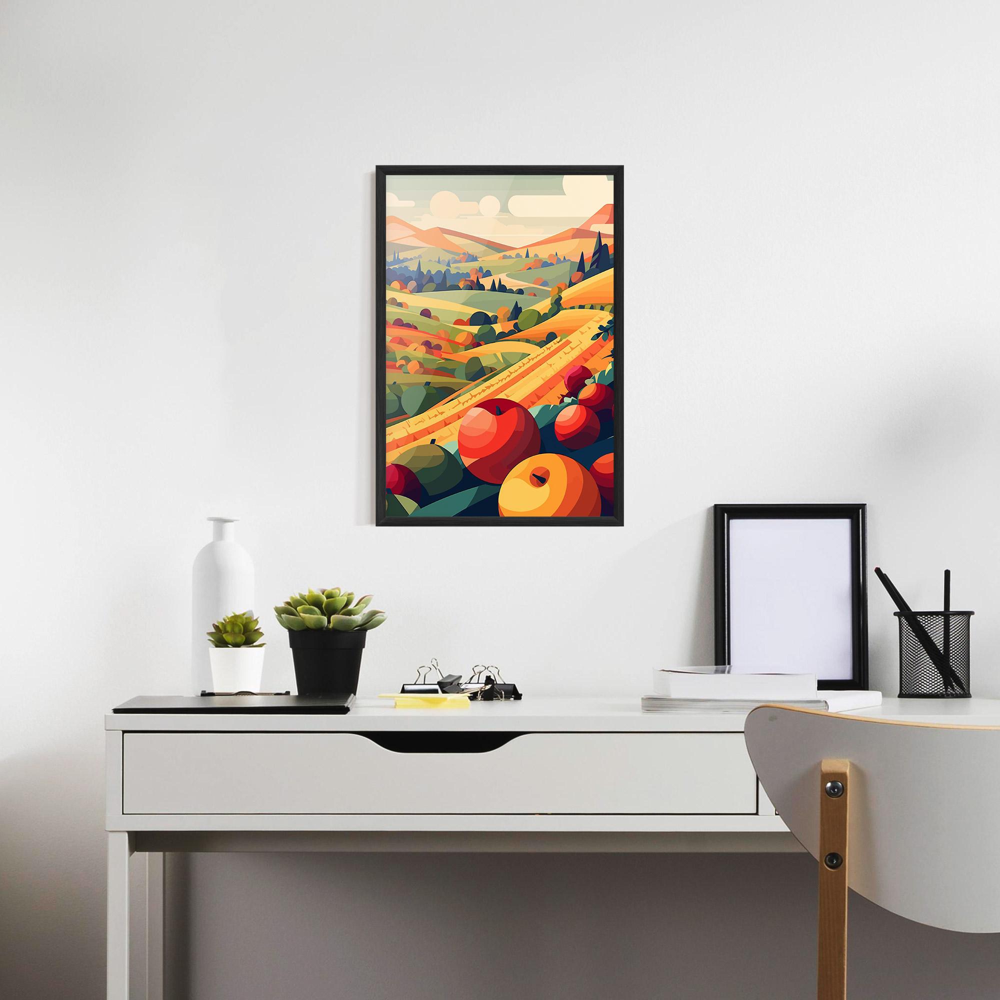Gerahmte Poster Autumn Rural Fruits mockup 7