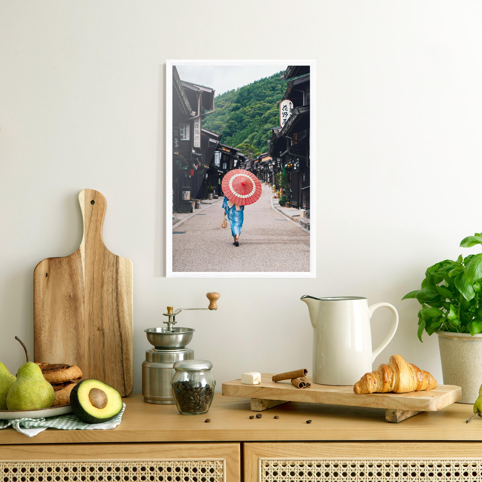 Gerahmte Poster China Roads mockup 8