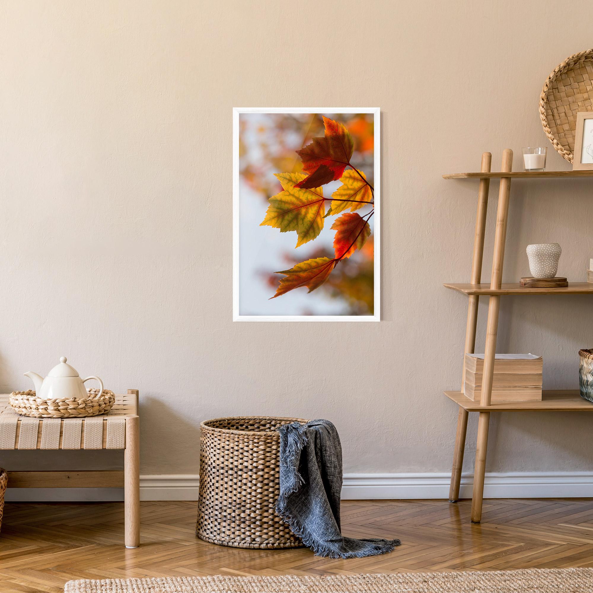 Gerahmte Poster Red Yellow Autumn mockup 9