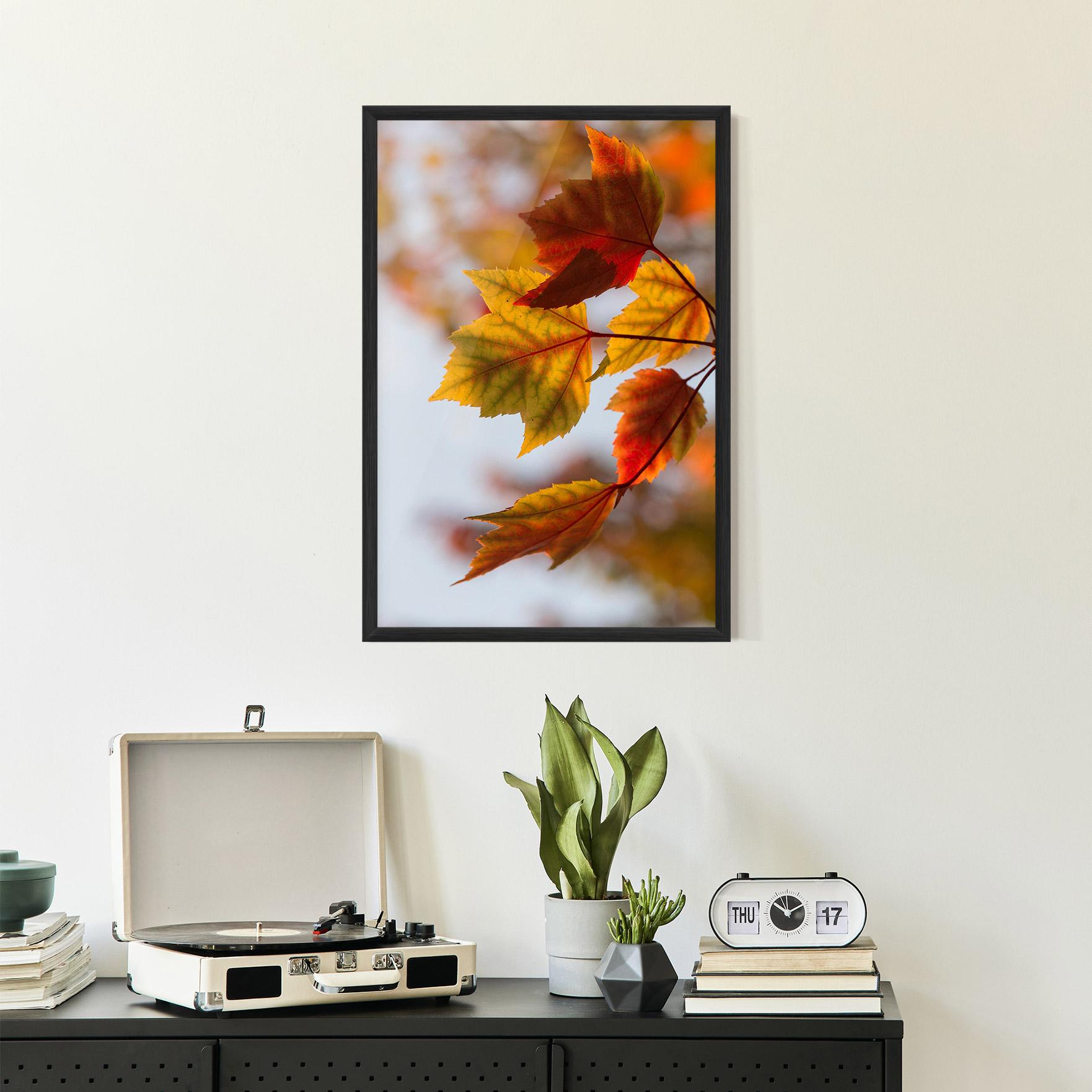Gerahmte Poster Red Yellow Autumn mockup 2