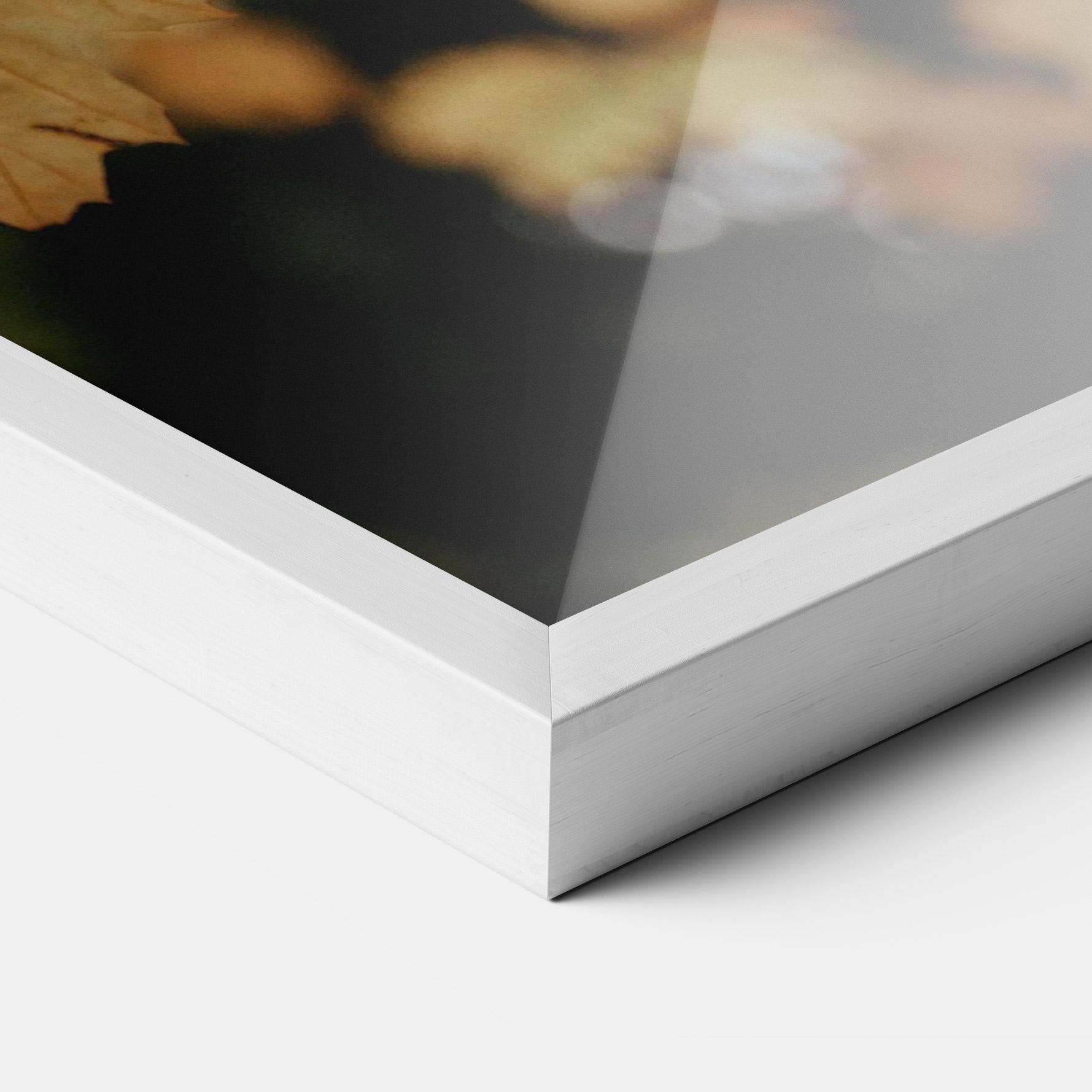 Gerahmte Poster Brown Leaves mockup 3