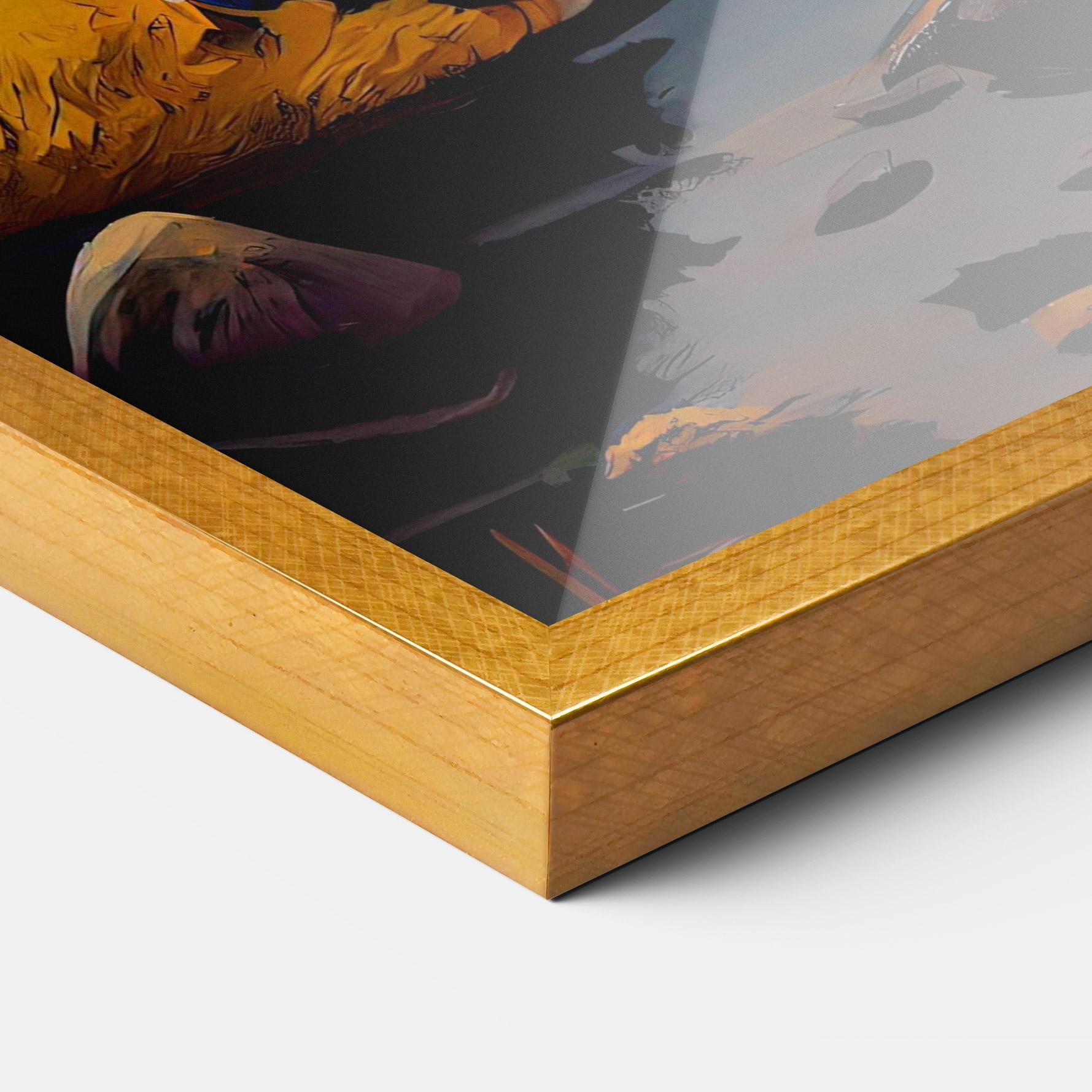 Gerahmte Poster Autumn Landscape mockup 3