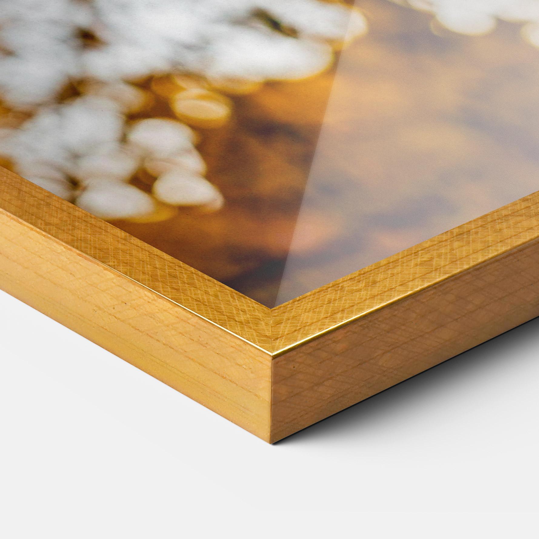 Gerahmte Poster Strong Yellow Leaves mockup 3