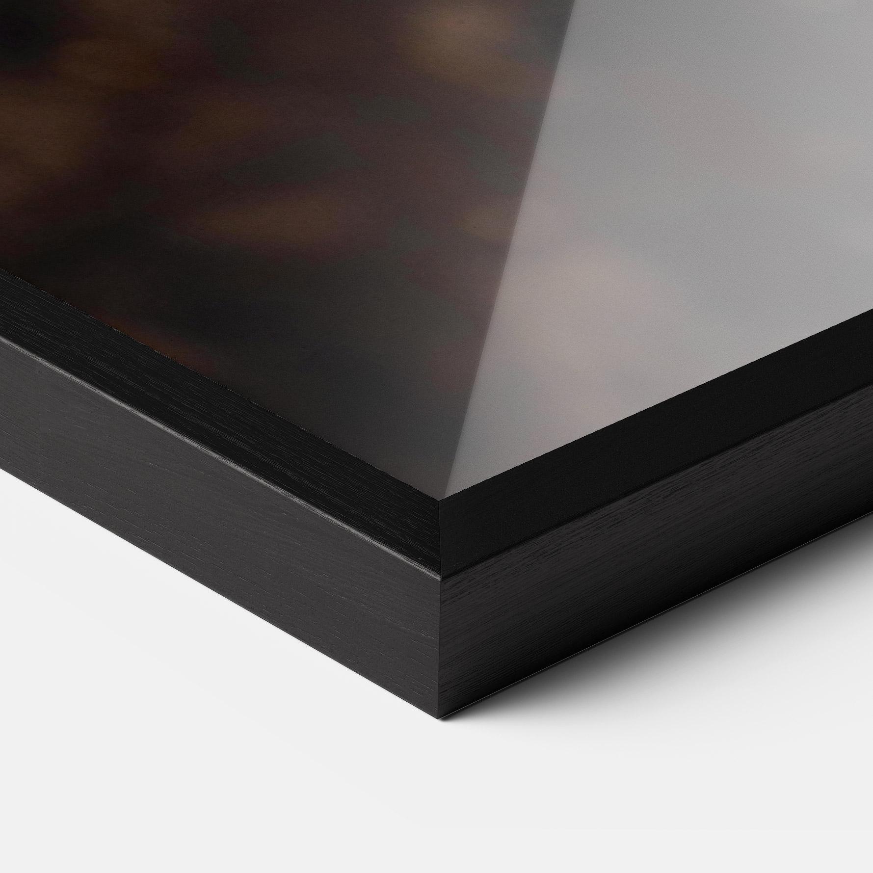 Gerahmte Poster Autumn Brown Leaf mockup 3