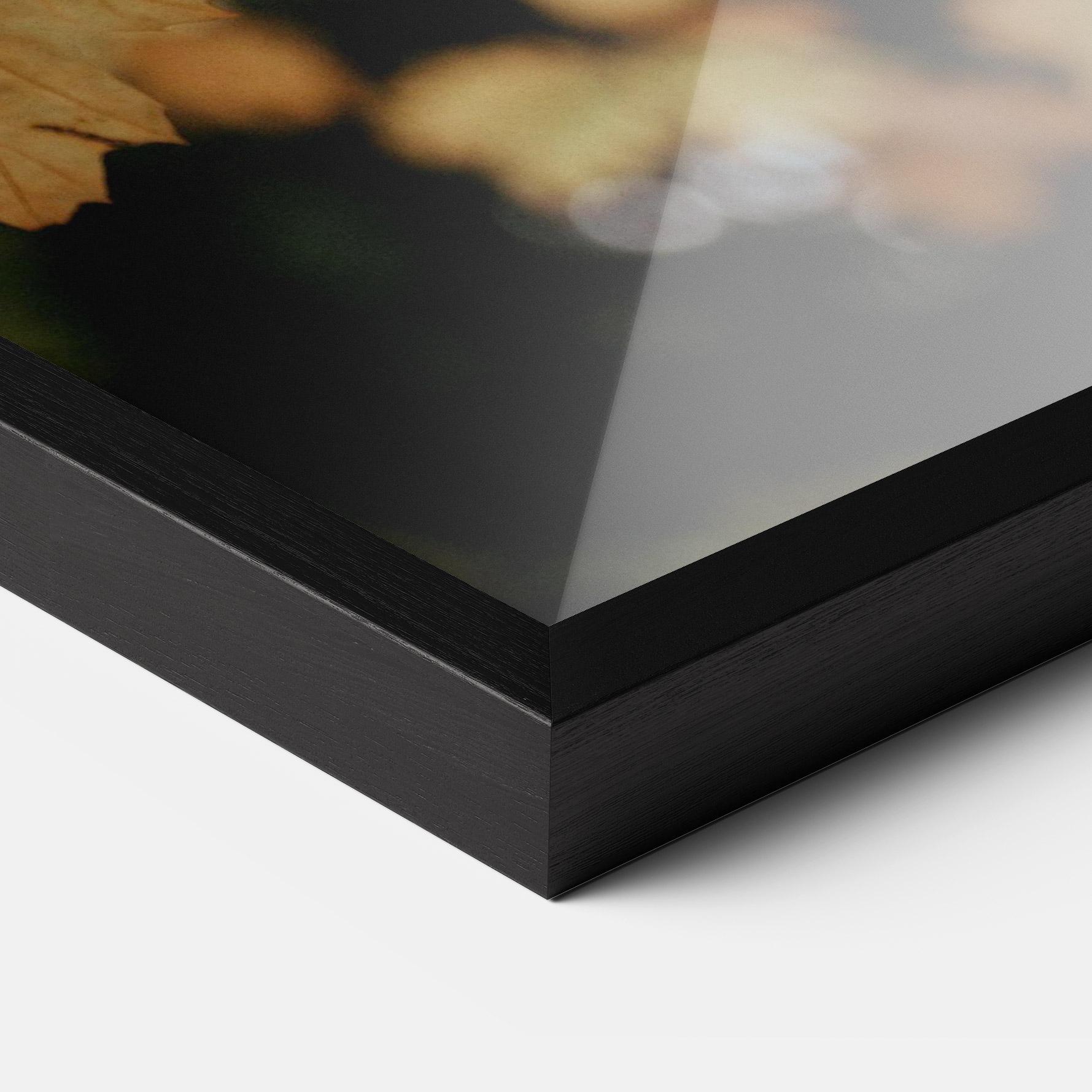 Gerahmte Poster Brown Leaves mockup 3