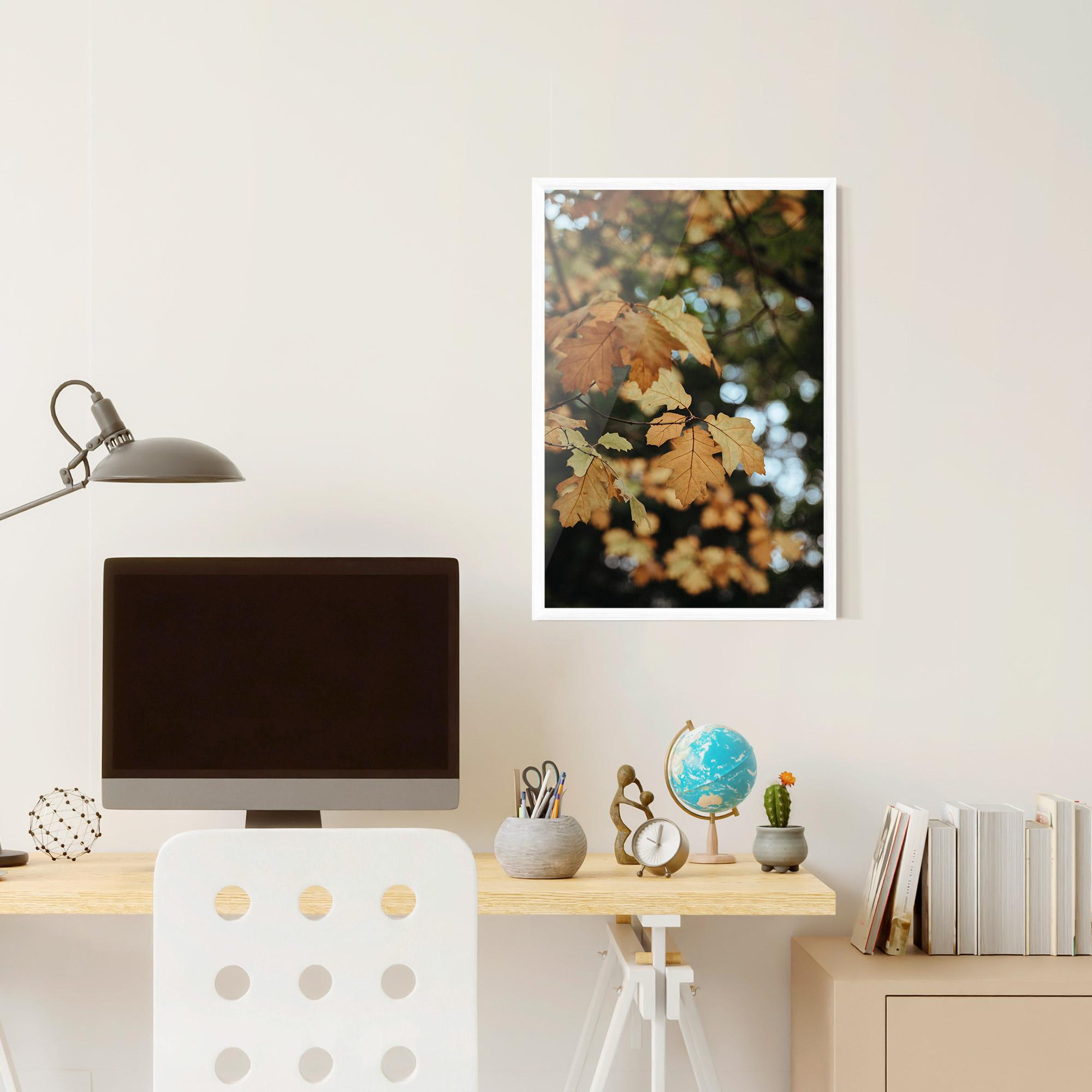 Gerahmte Poster Brown Leaves mockup 6