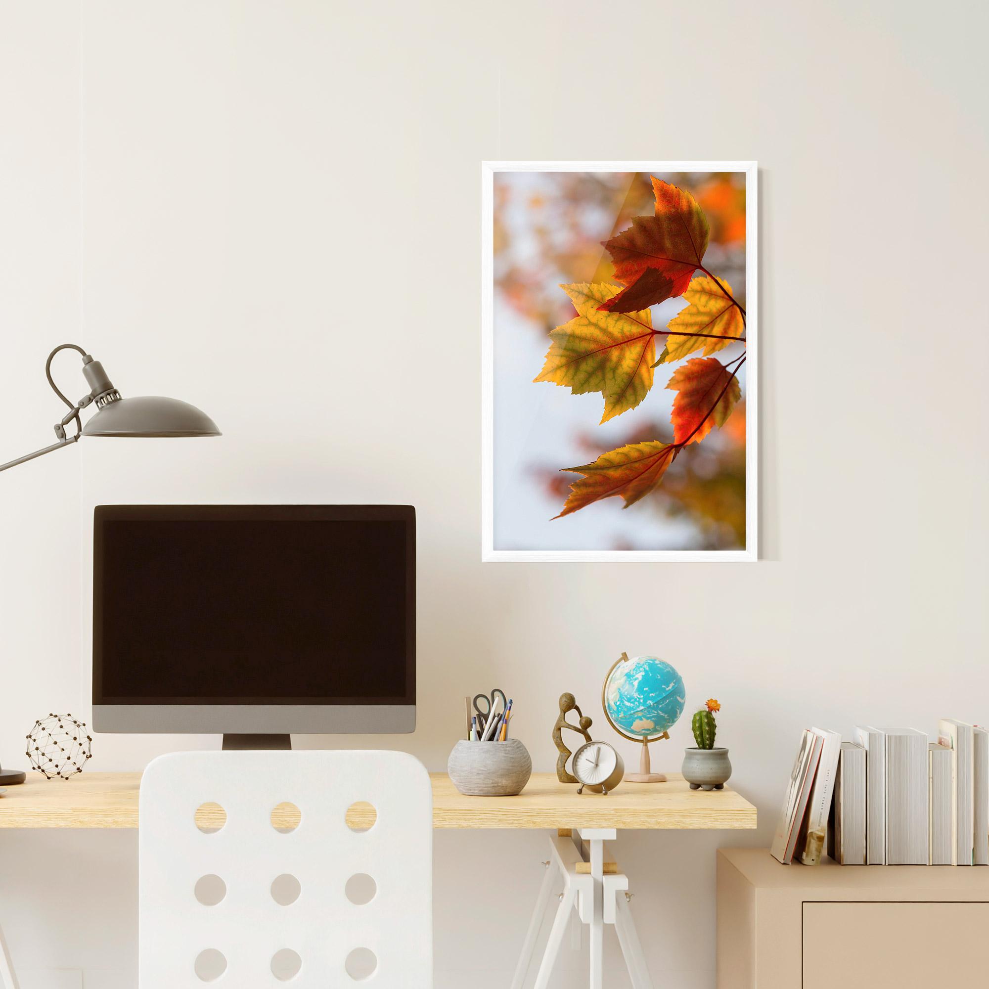 Gerahmte Poster Red Yellow Autumn mockup 6
