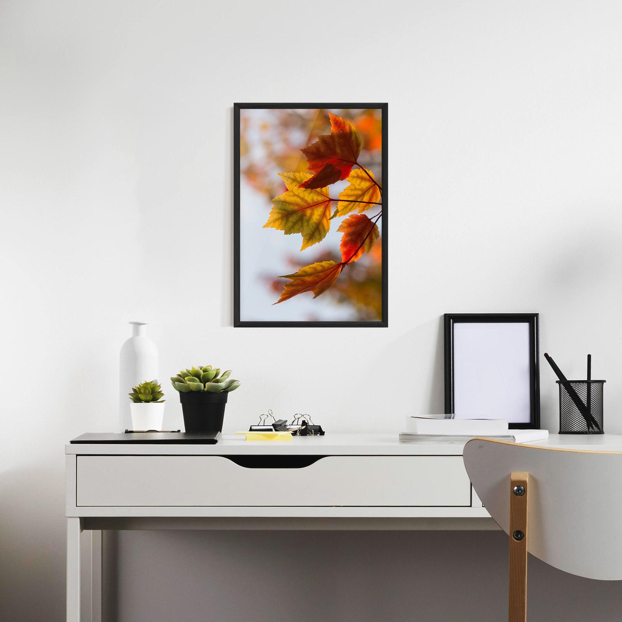 Gerahmte Poster Red Yellow Autumn mockup 7