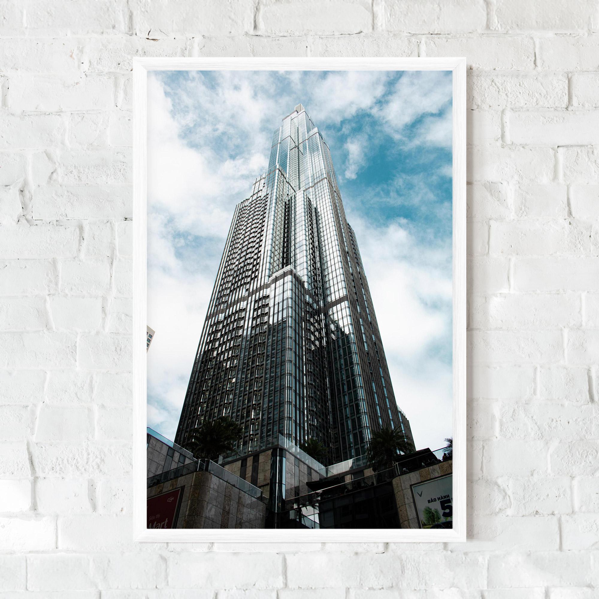 Gerahmte Poster High Building Sky mockup 0