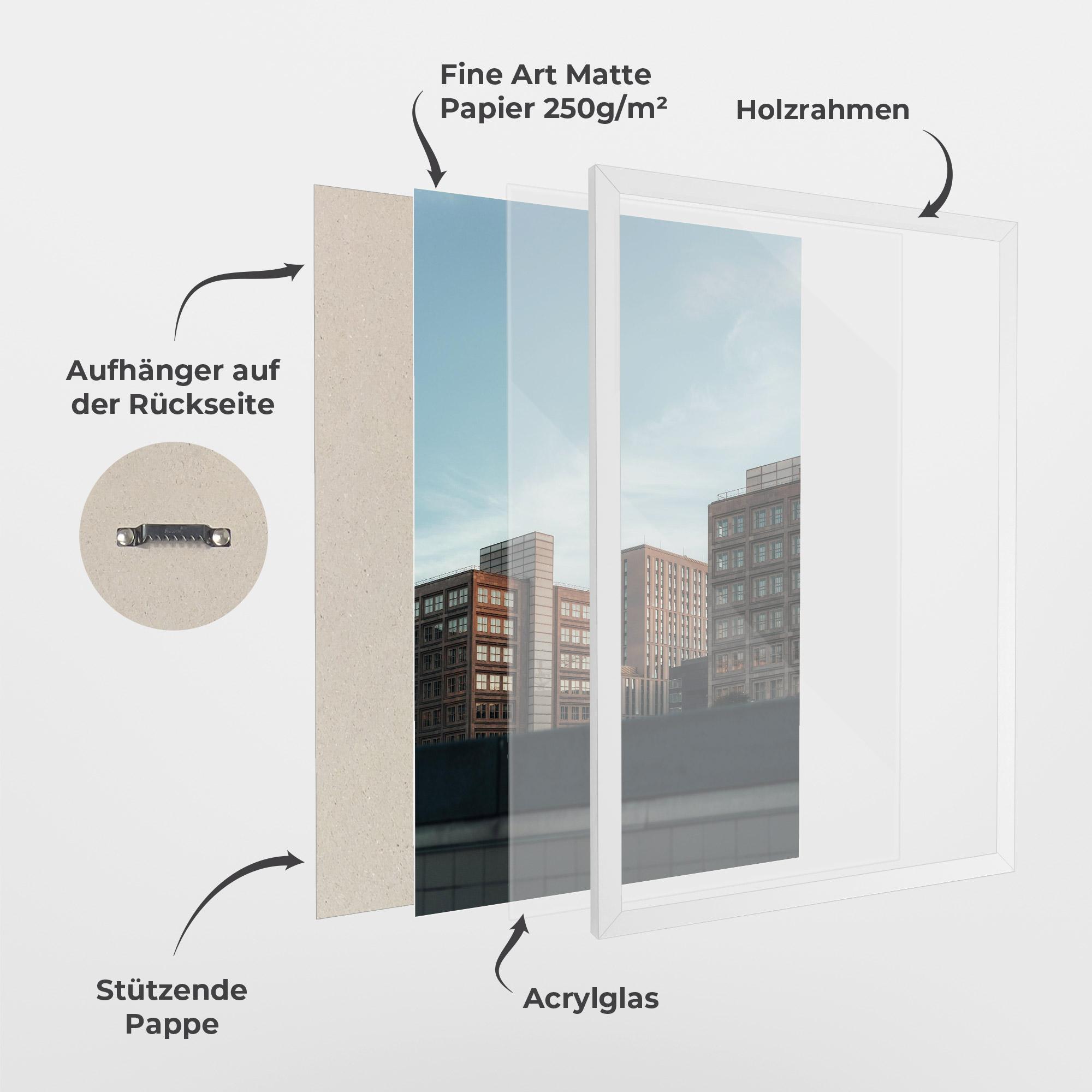 Gerahmte Poster Daylight Building mockup 1