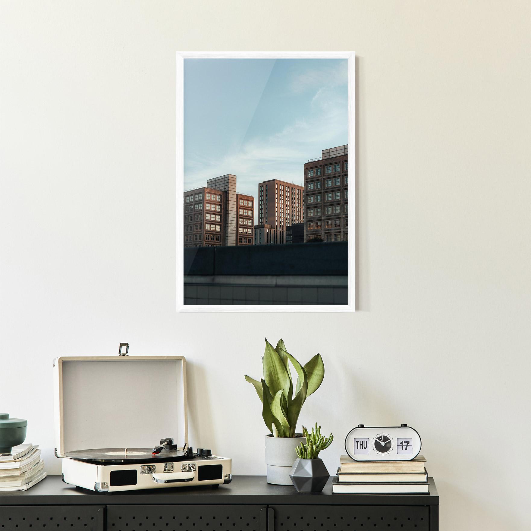 Gerahmte Poster Daylight Building mockup 2