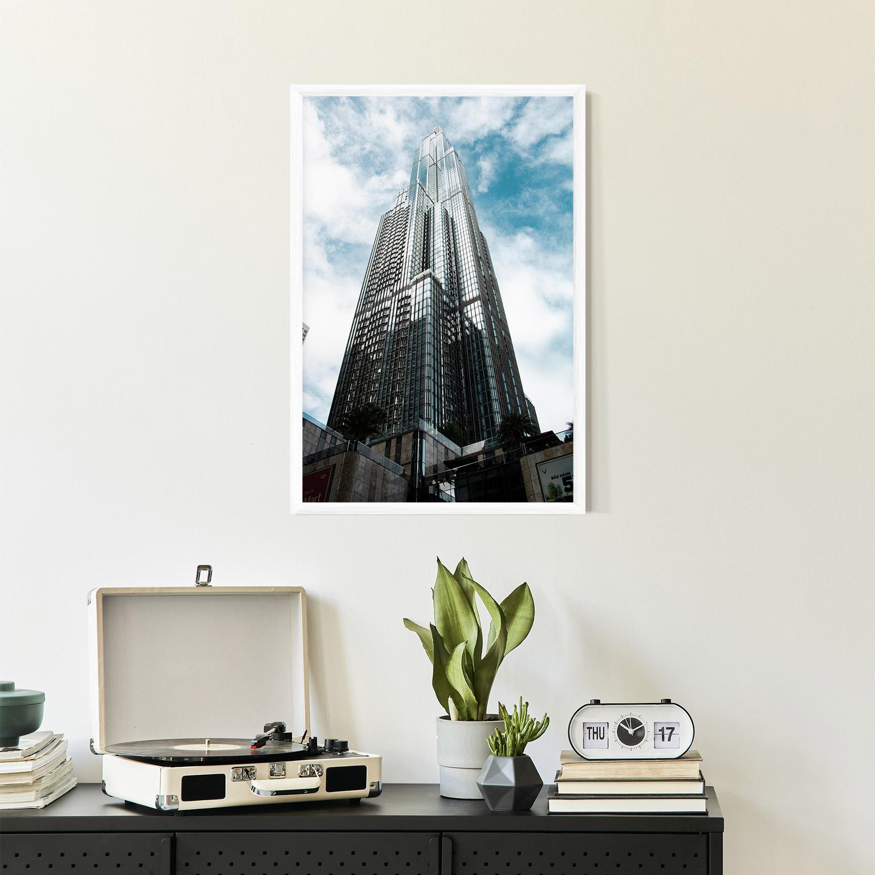 Gerahmte Poster High Building Sky mockup 2