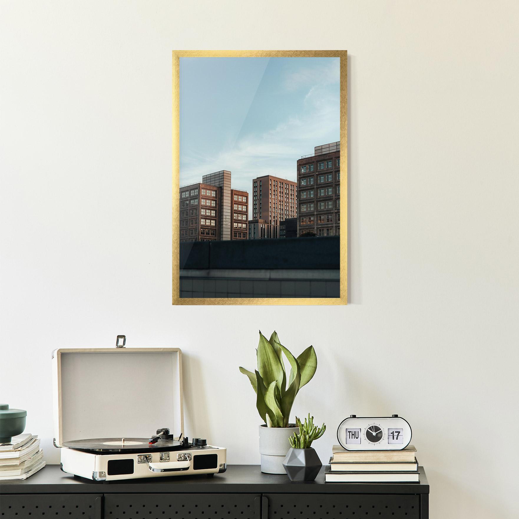 Gerahmte Poster Daylight Building mockup 2