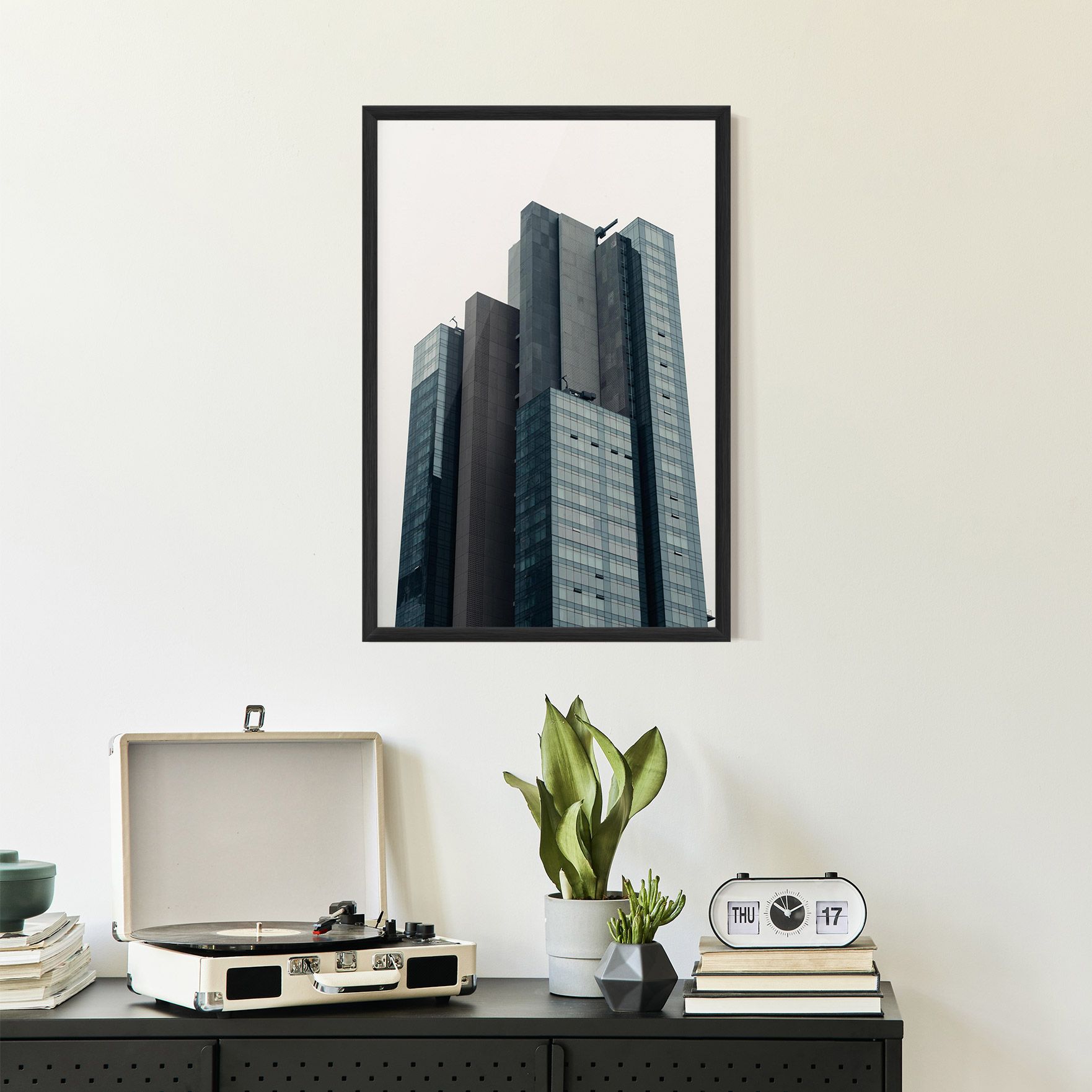 Blue High Building mockup 2