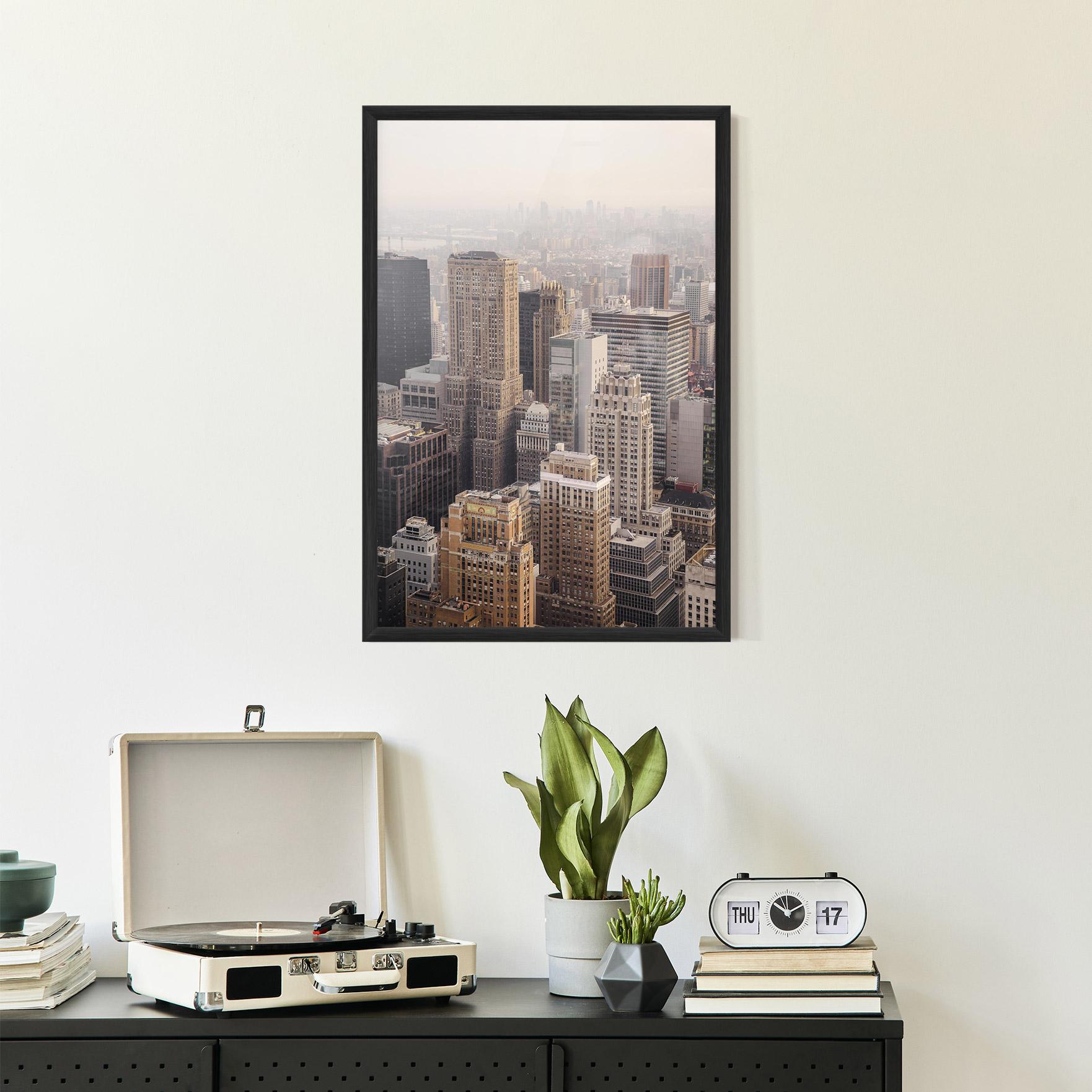 Gerahmte Poster Cream Tower mockup 2