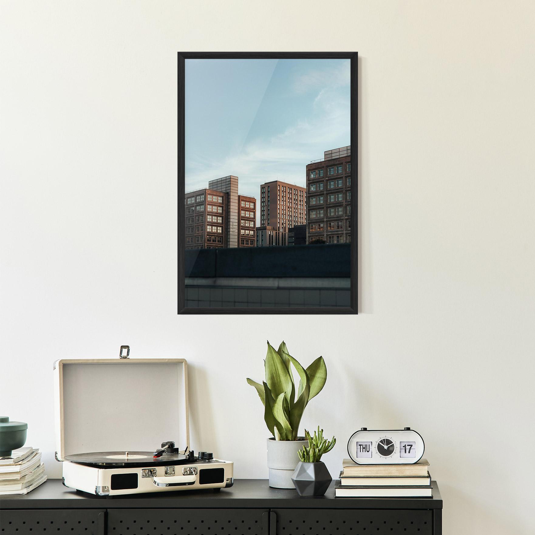 Gerahmte Poster Daylight Building mockup 2