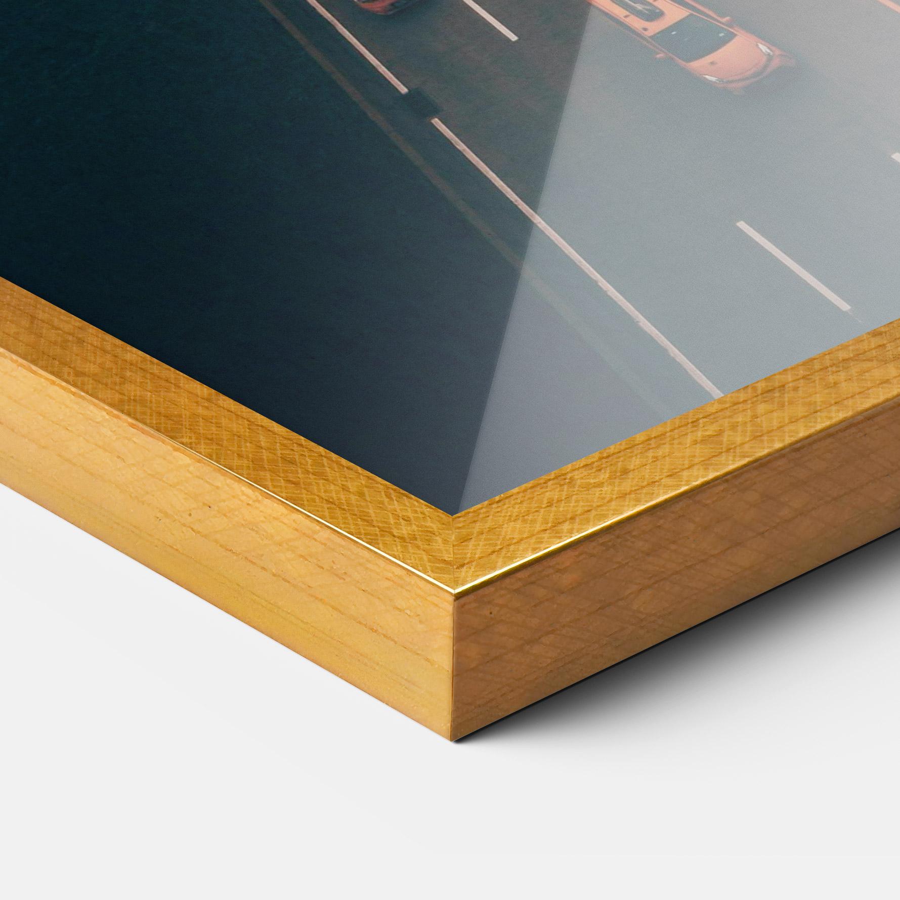 Gerahmte Poster Above City mockup 3