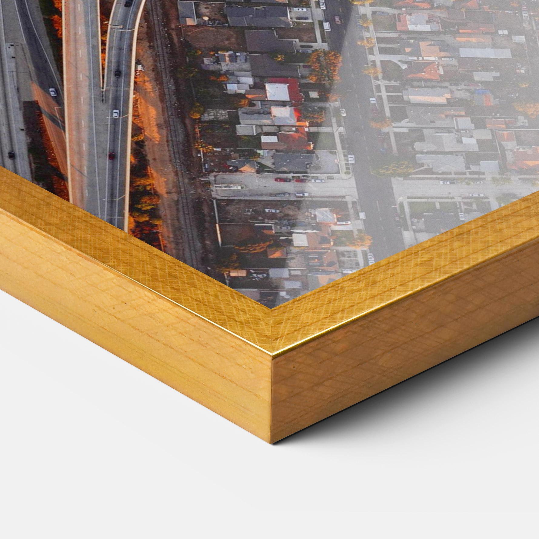 Gerahmte Poster Big Road City mockup 3