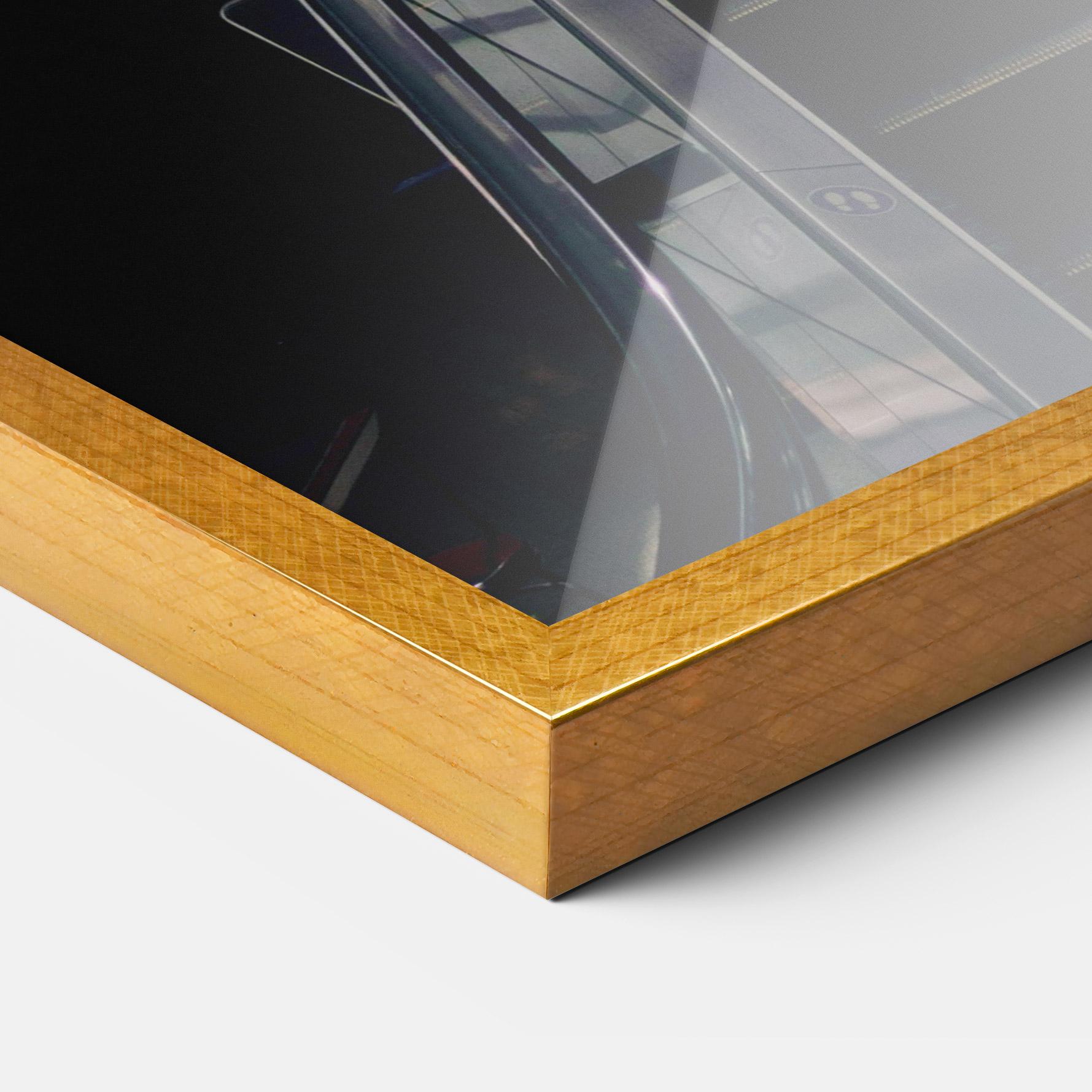 Gerahmte Poster Grey Stairs Building mockup 3