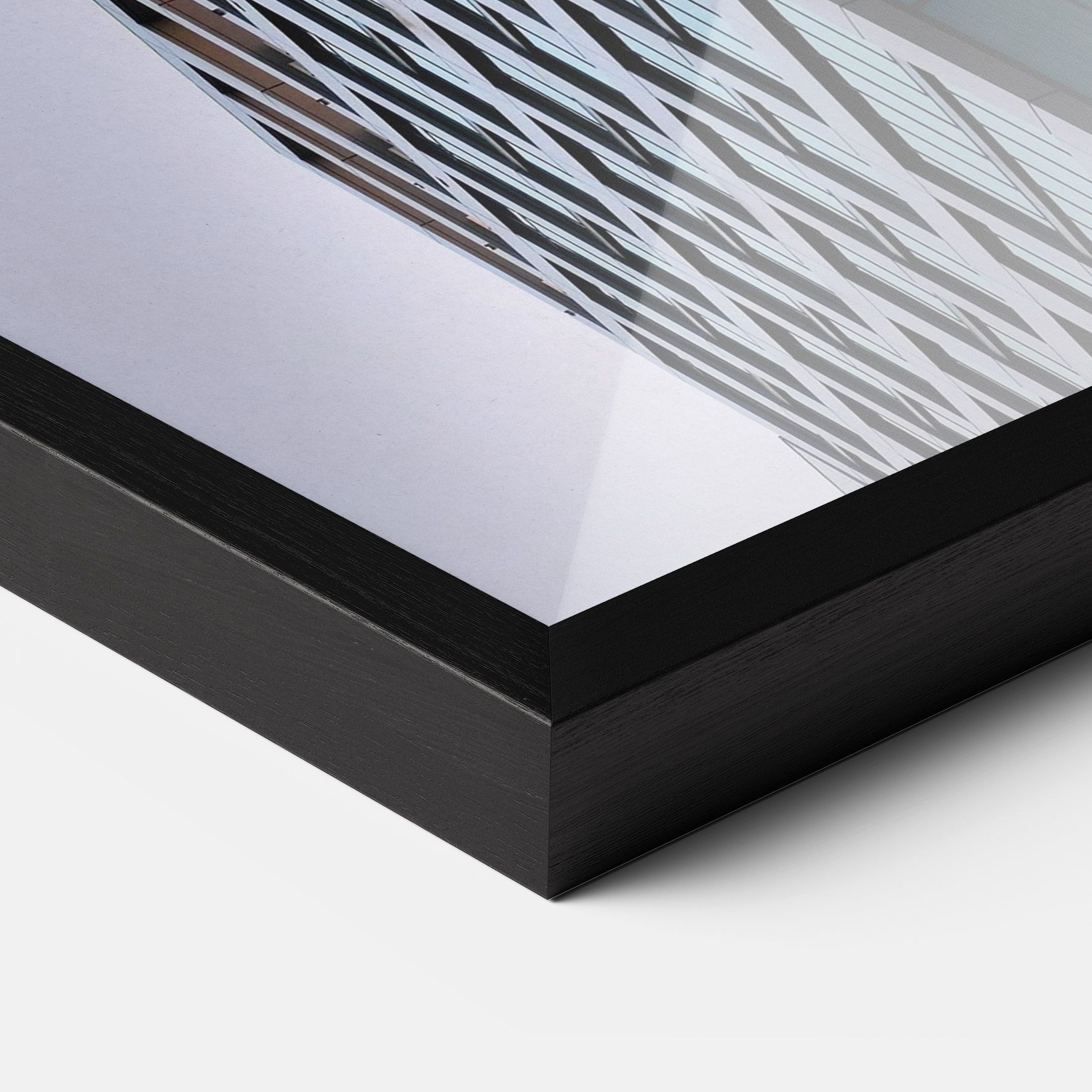 Blue Glass Building mockup 3