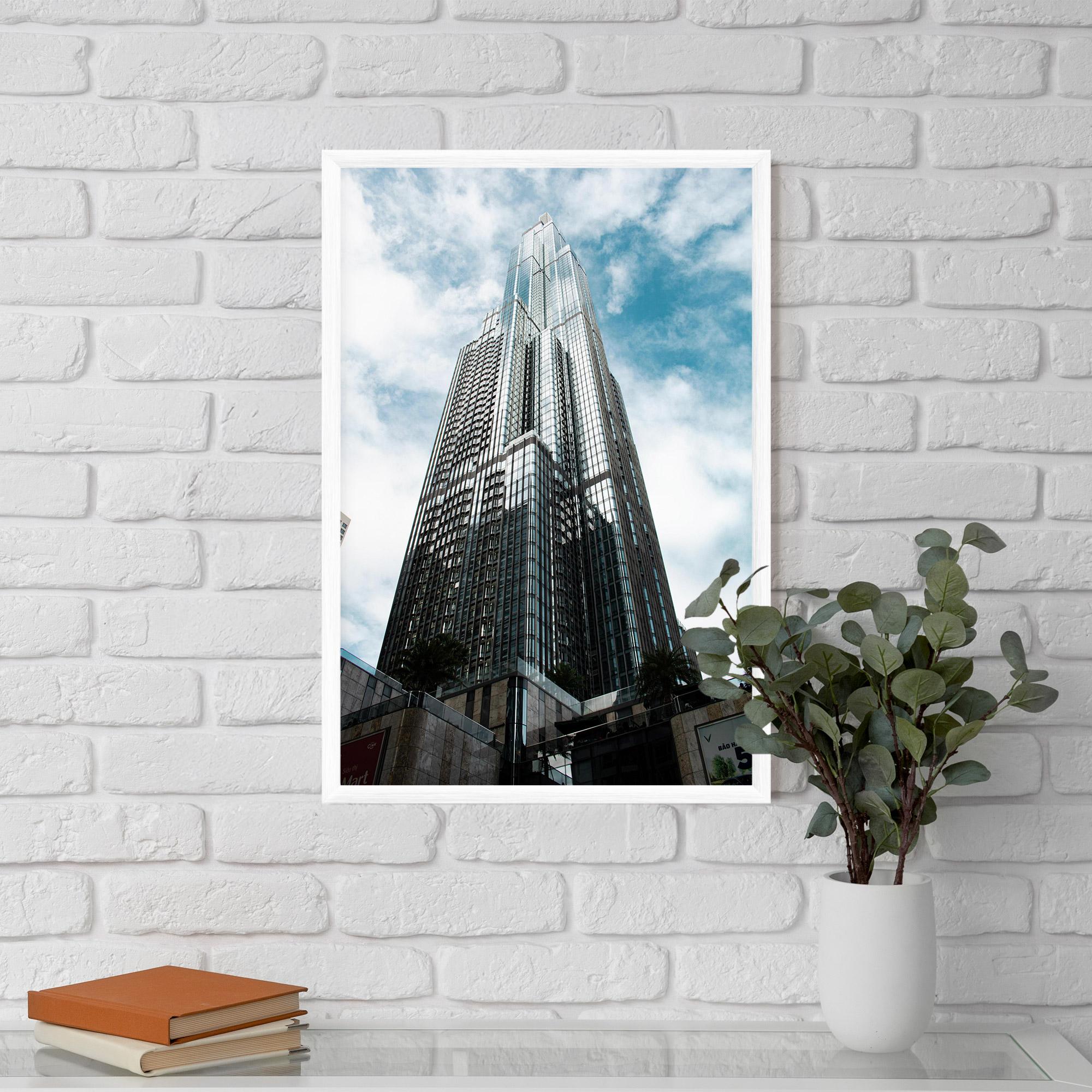 Gerahmte Poster High Building Sky mockup 5
