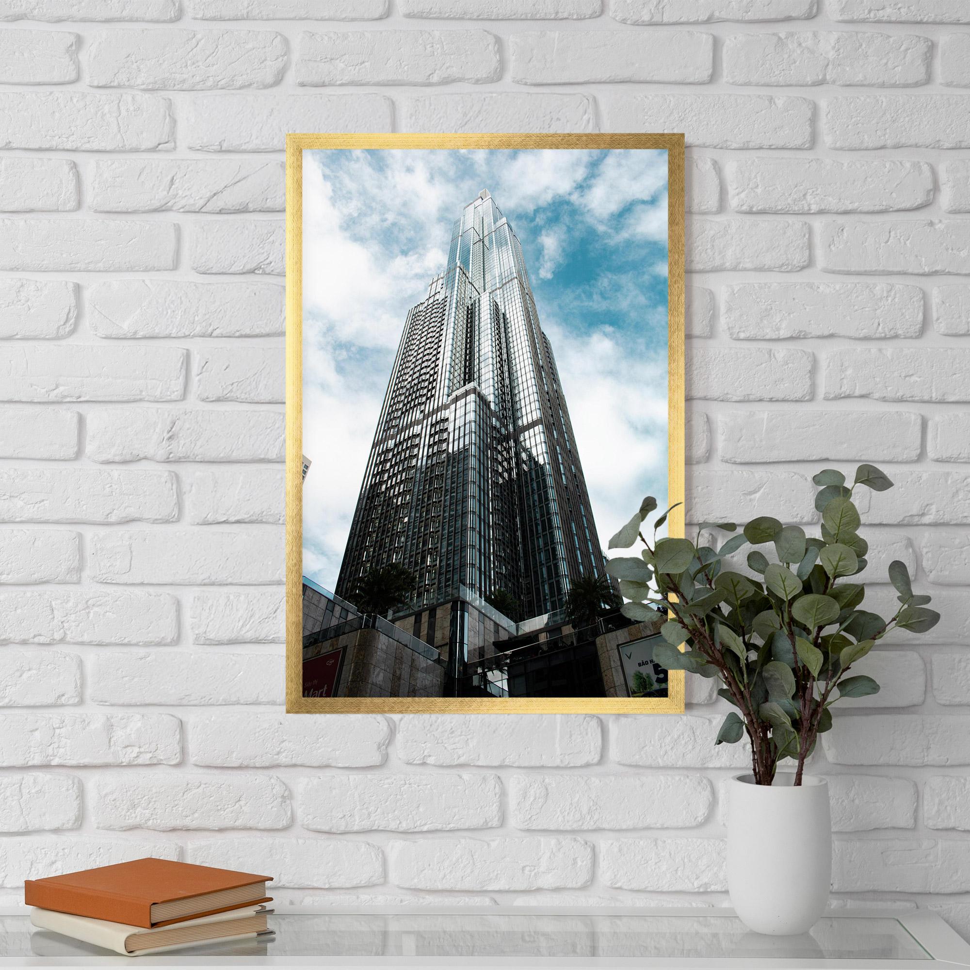 Gerahmte Poster High Building Sky mockup 5
