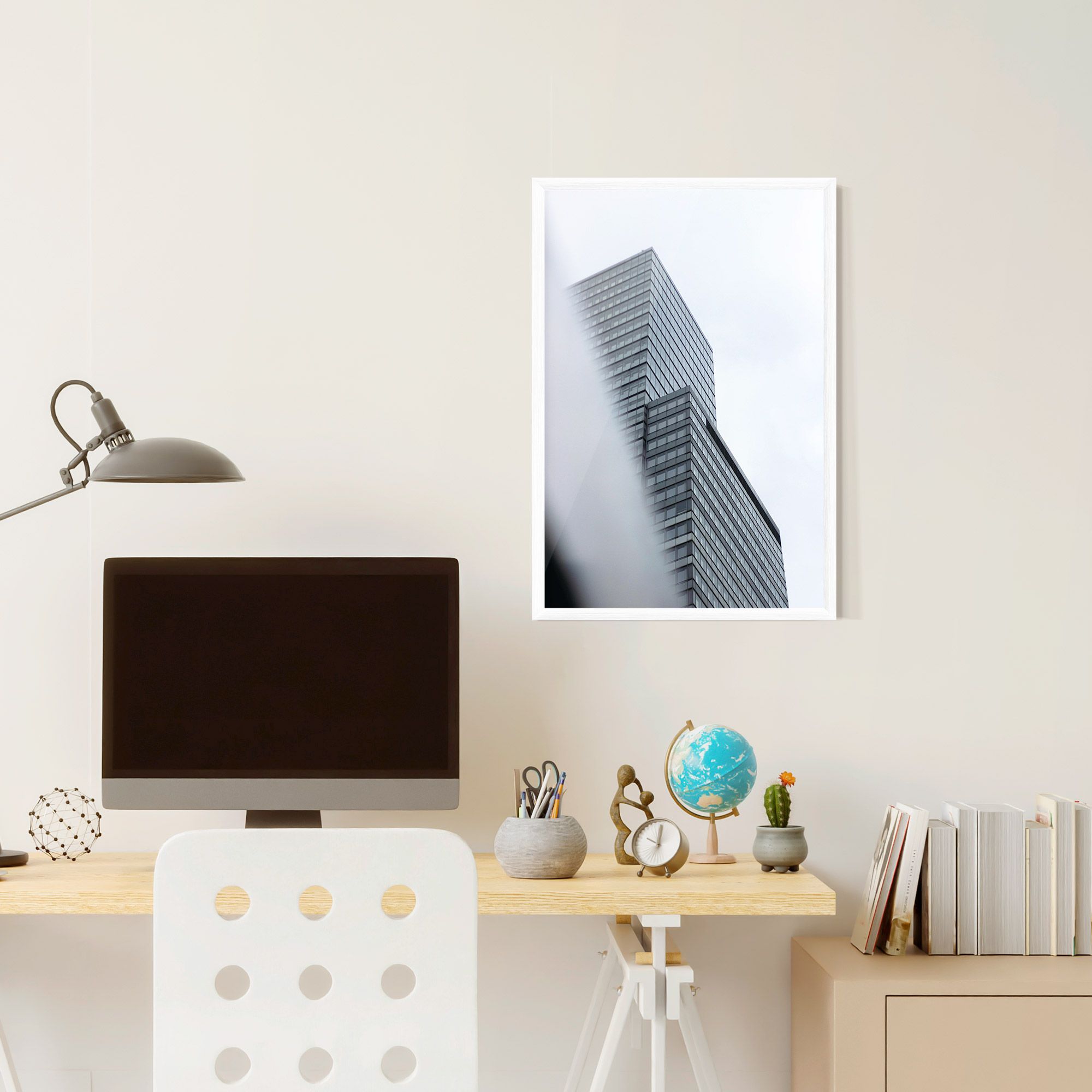 Grey White Building mockup 6