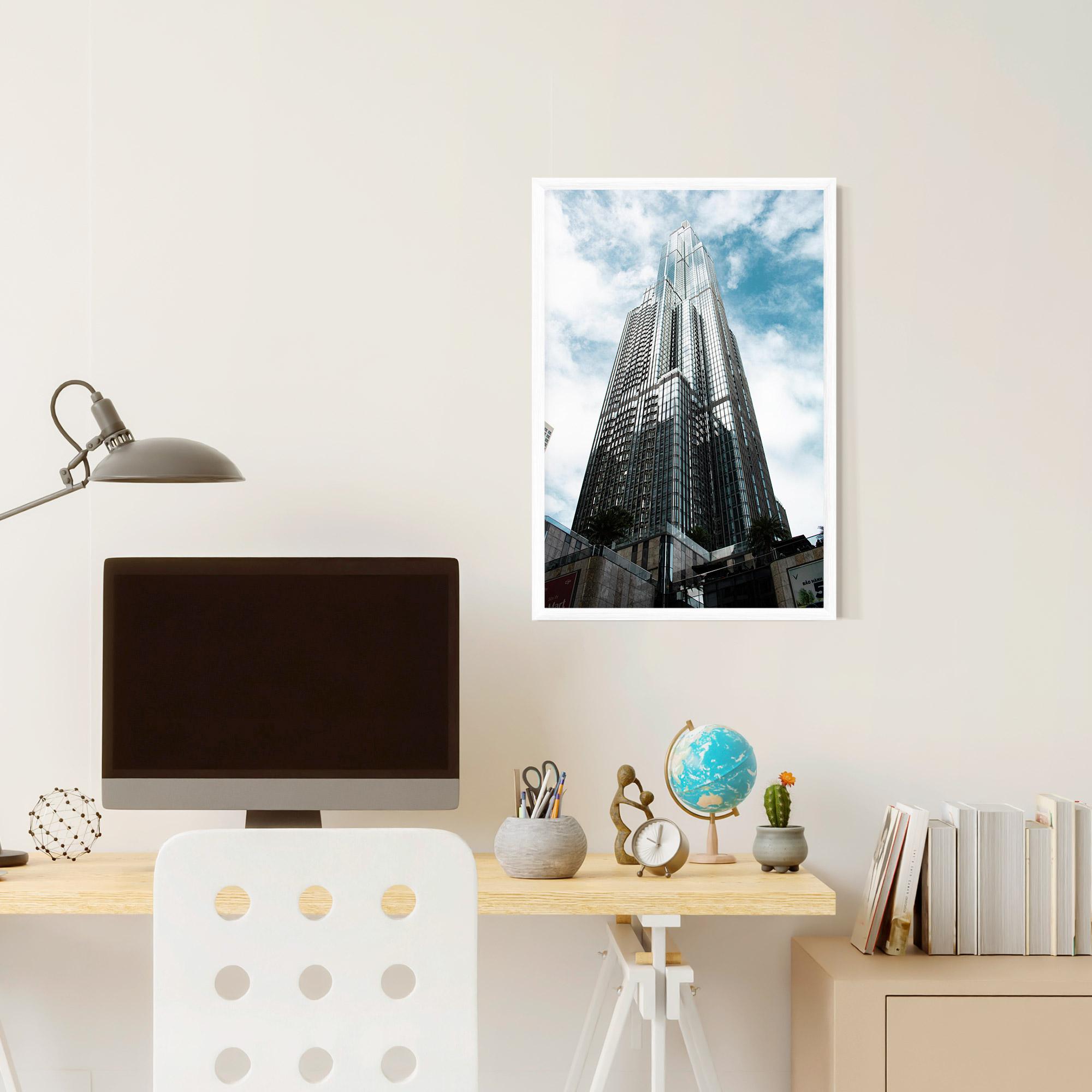 Gerahmte Poster High Building Sky mockup 6