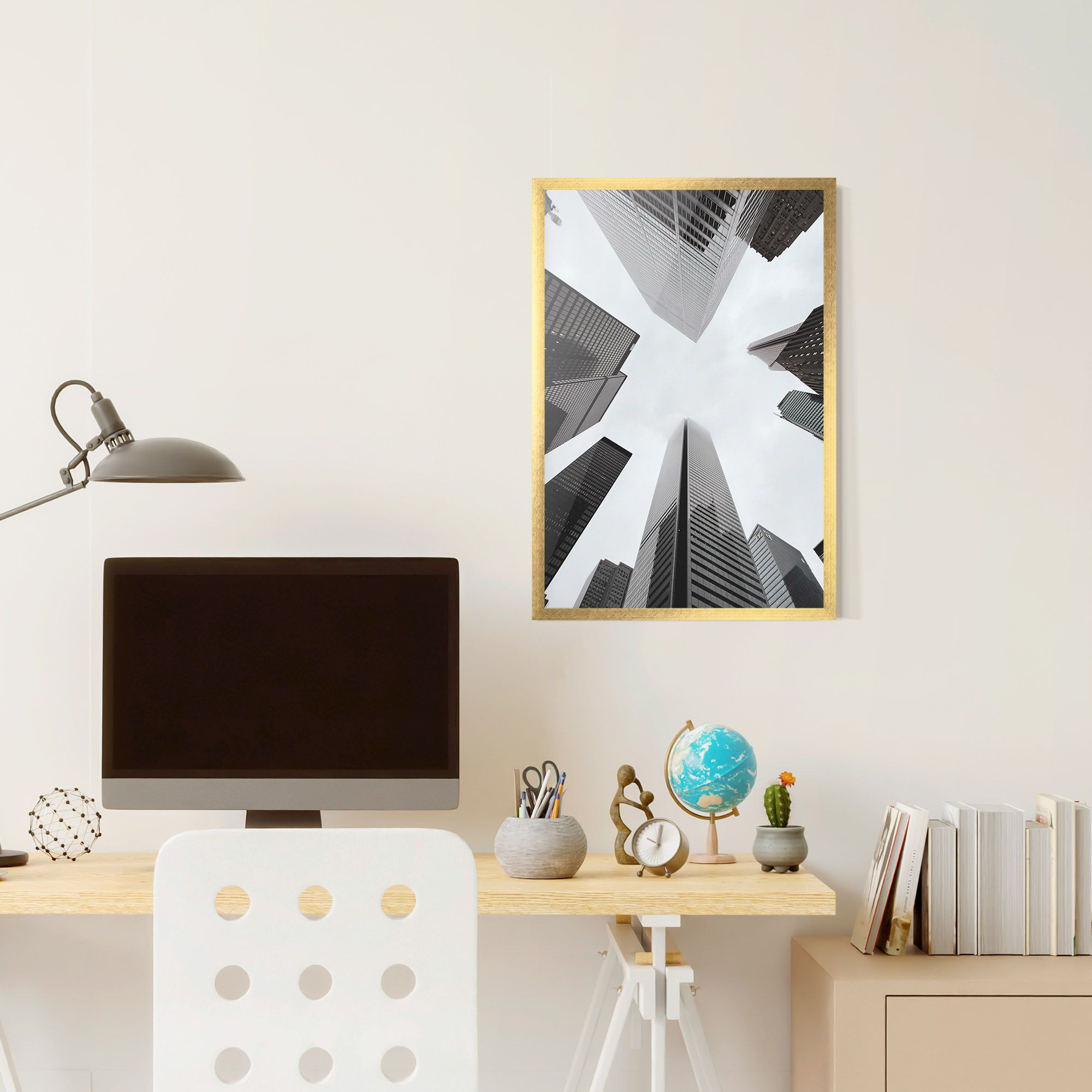 High Grey Building mockup 6