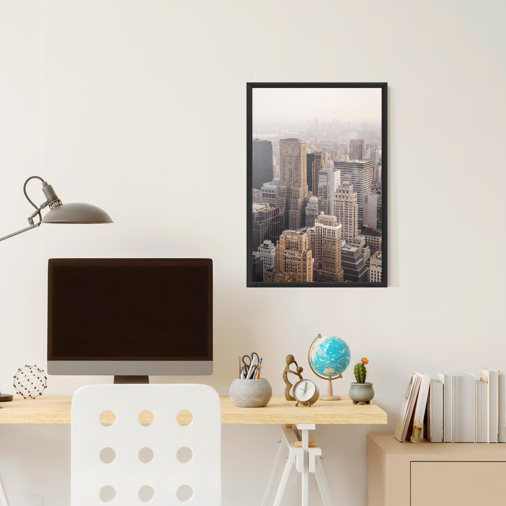 Gerahmte Poster Cream Tower mockup 6