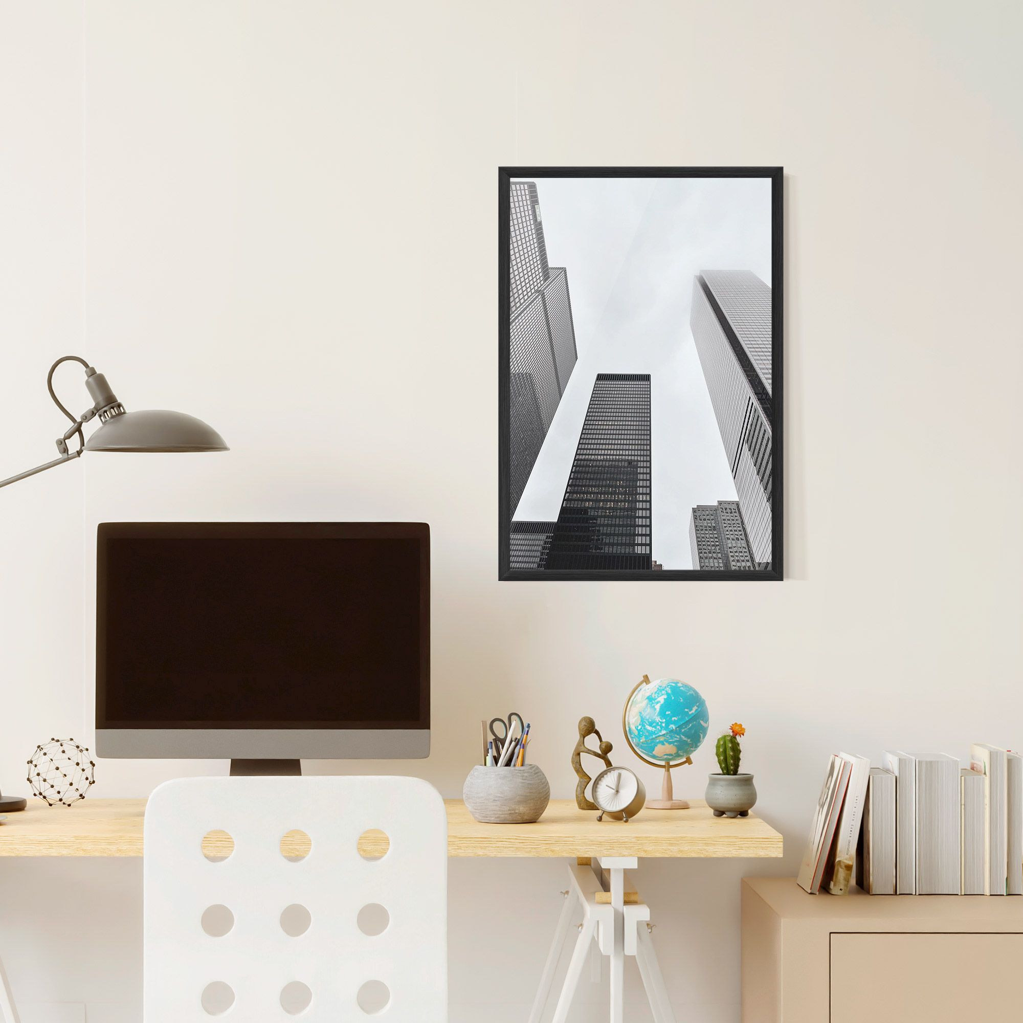 Grey High Building mockup 6