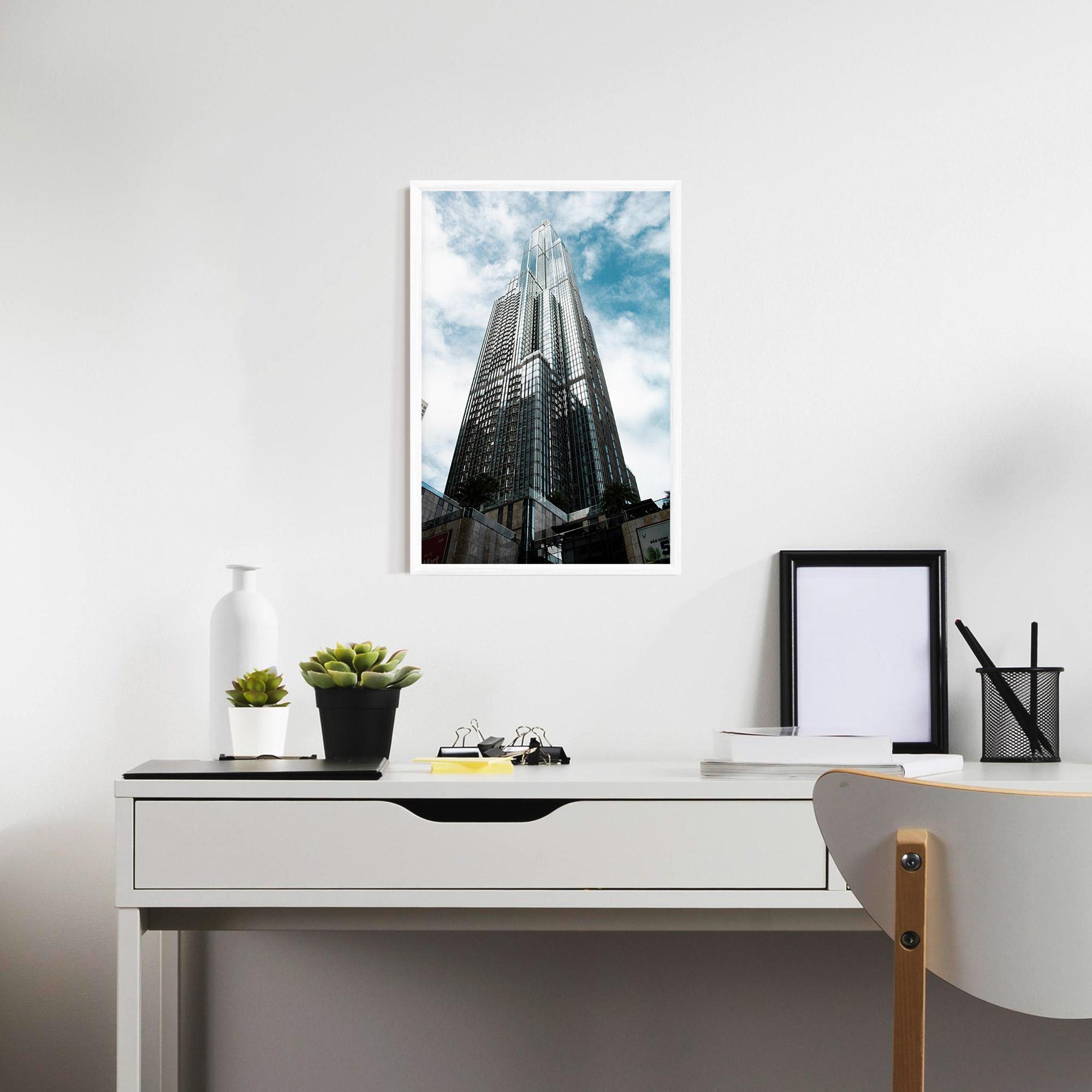Gerahmte Poster High Building Sky mockup 7