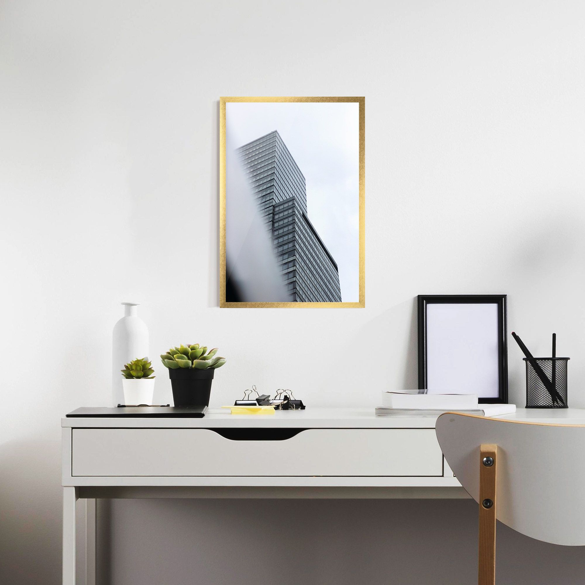 Grey White Building mockup 7