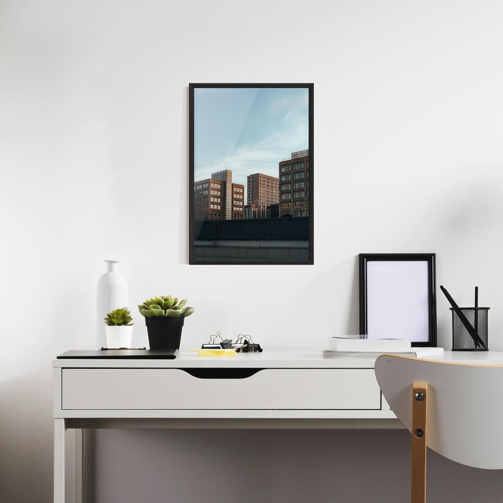 Gerahmte Poster Daylight Building mockup 7