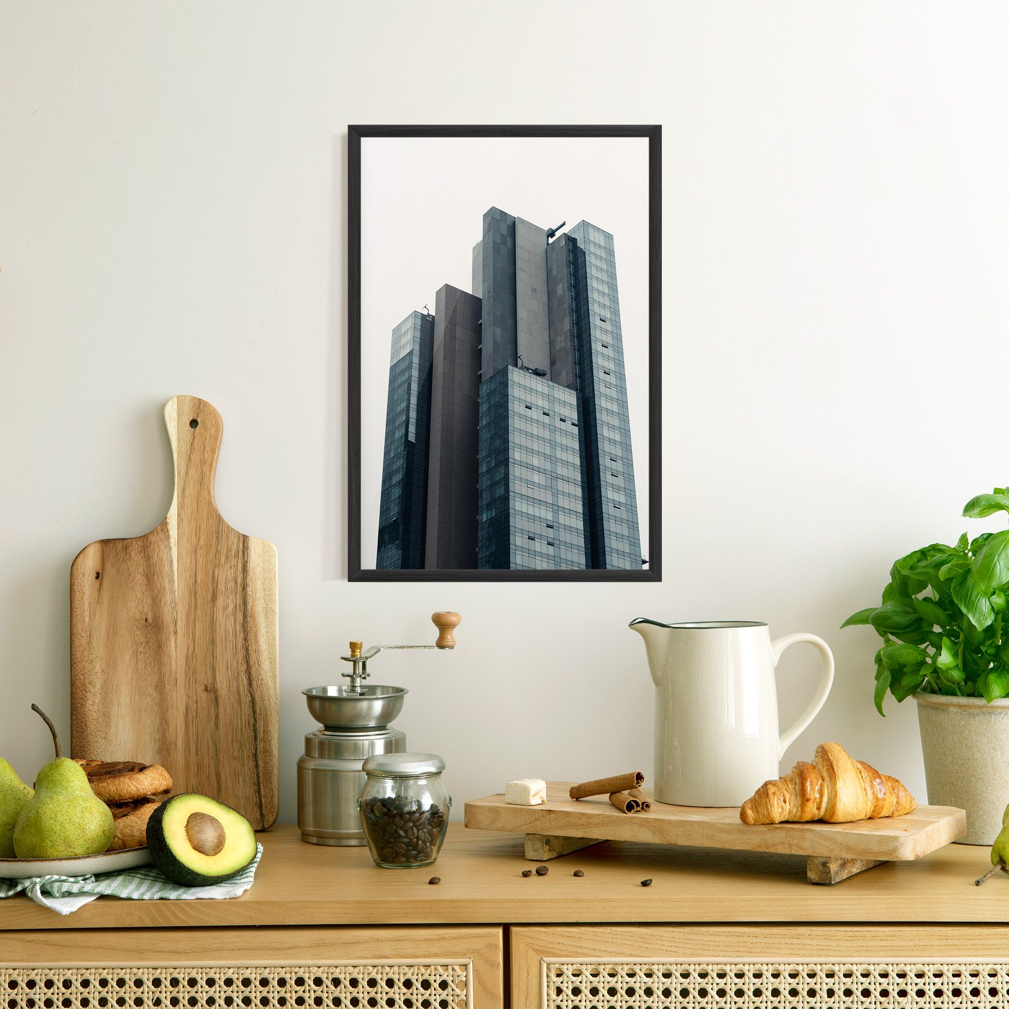 Blue High Building mockup 8