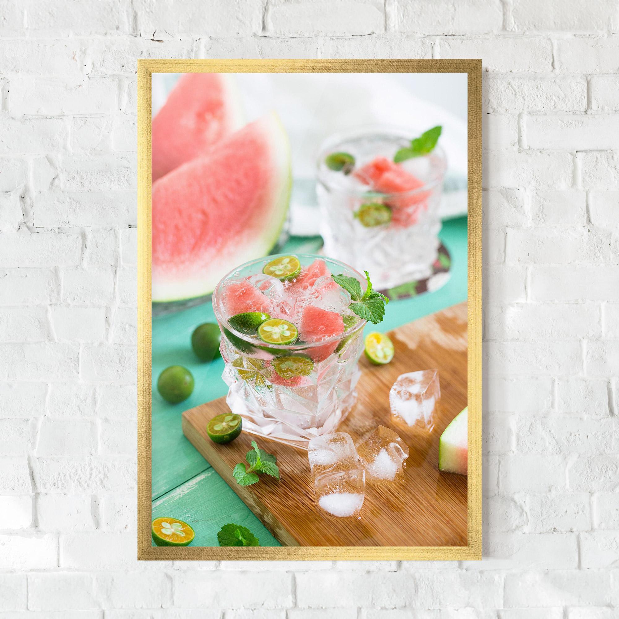 Gerahmte Poster Summer Drink mockup 0