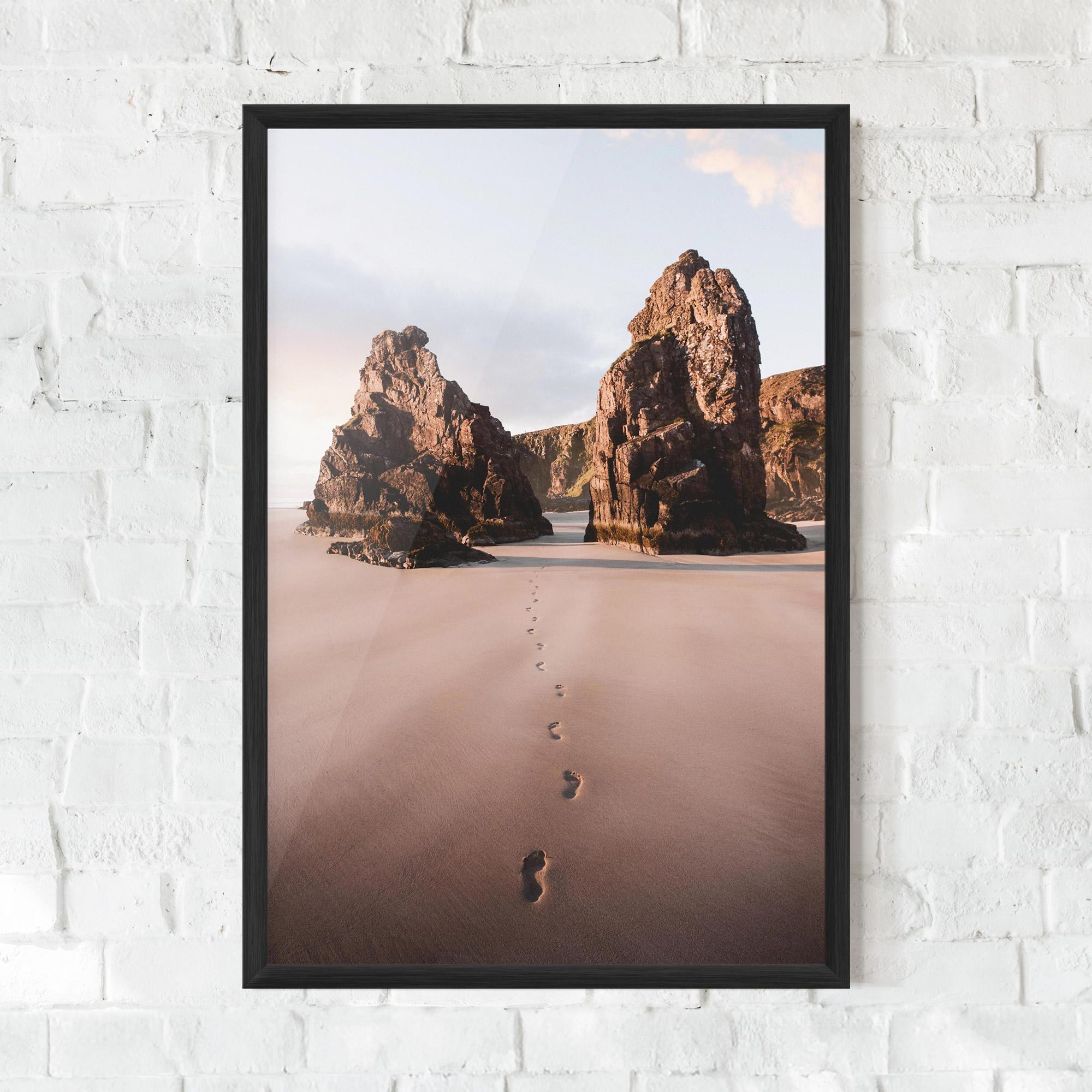 Gerahmte Poster Sand Mark mockup 0