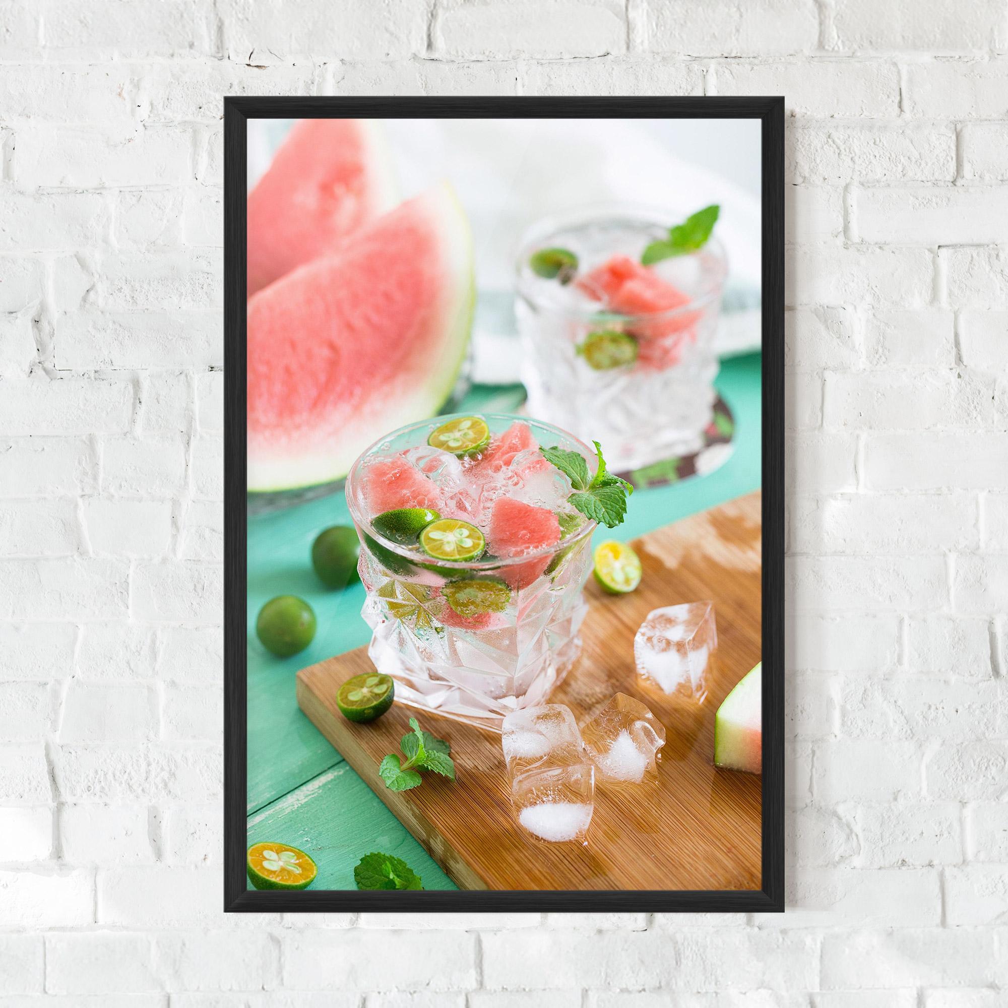 Gerahmte Poster Summer Drink mockup 0