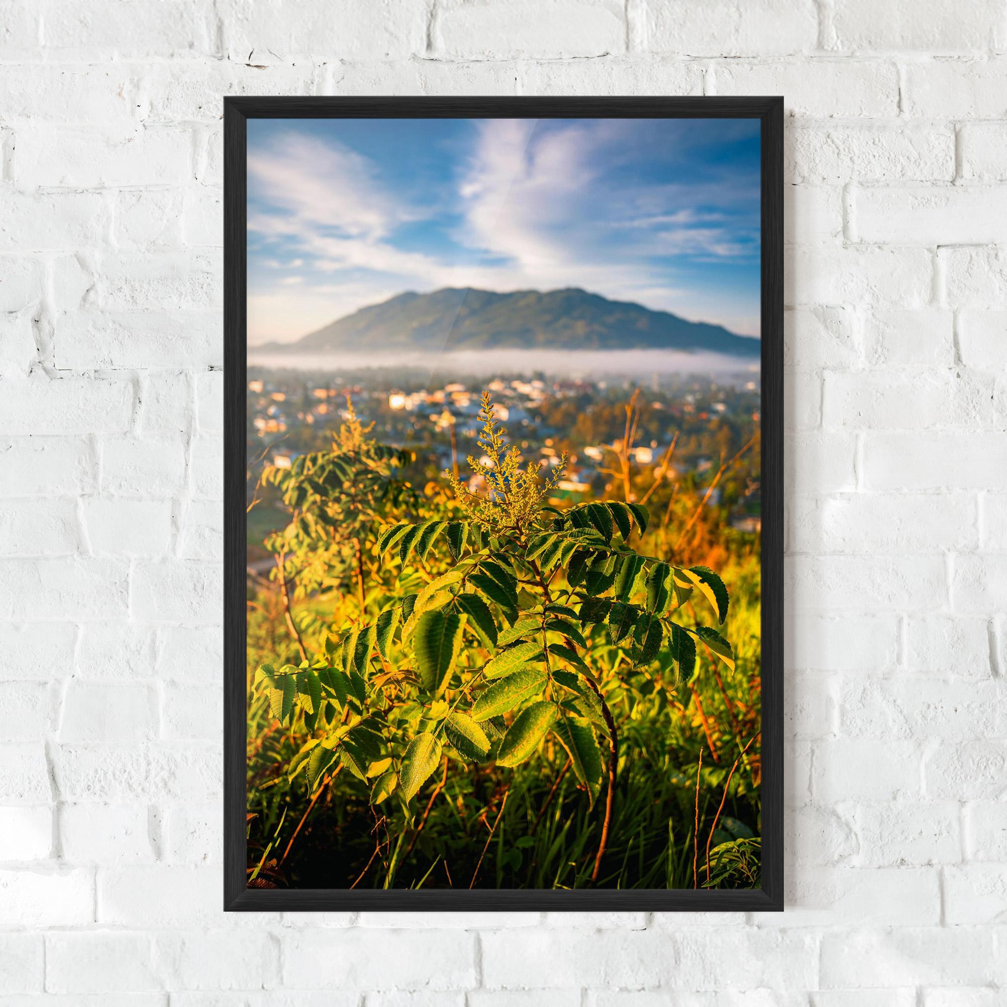 Gerahmte Poster Summer Leaves mockup 0