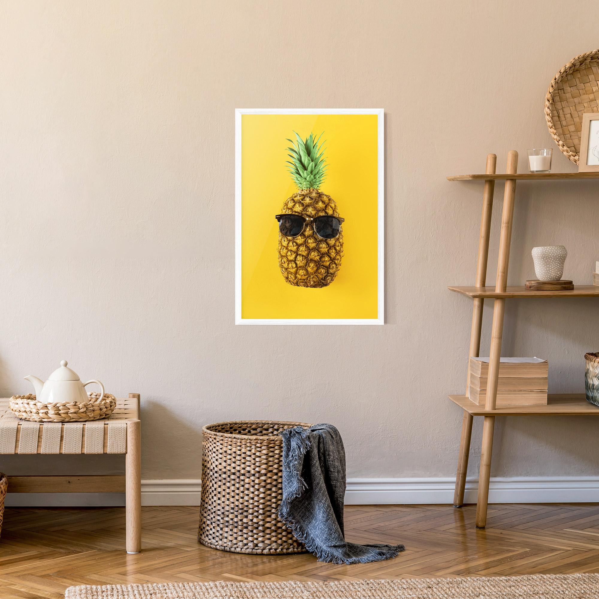 Gerahmte Poster Fresh Pineapple mockup 9