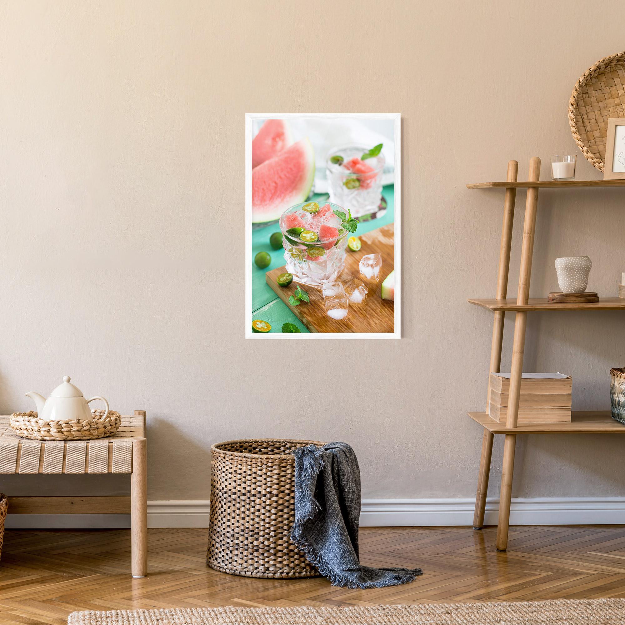 Gerahmte Poster Summer Drink mockup 9