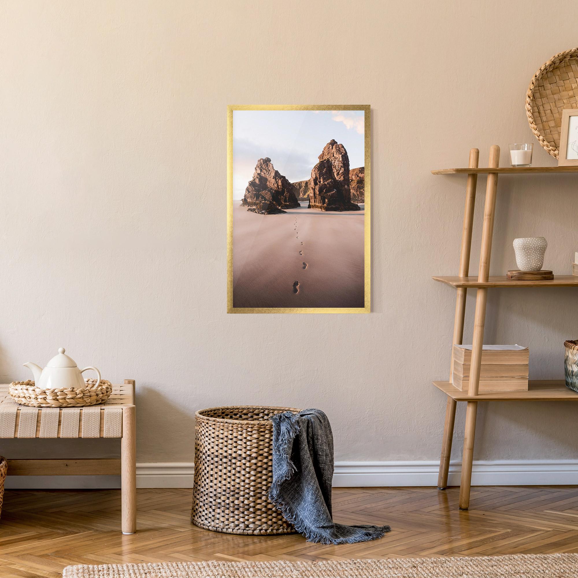 Gerahmte Poster Sand Mark mockup 9