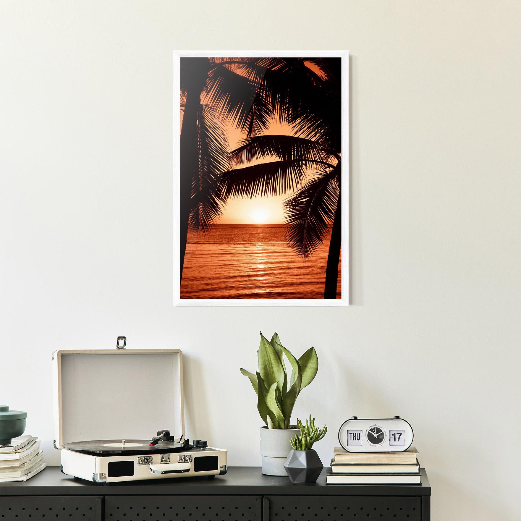 Gerahmte Poster Orange Sea mockup 2