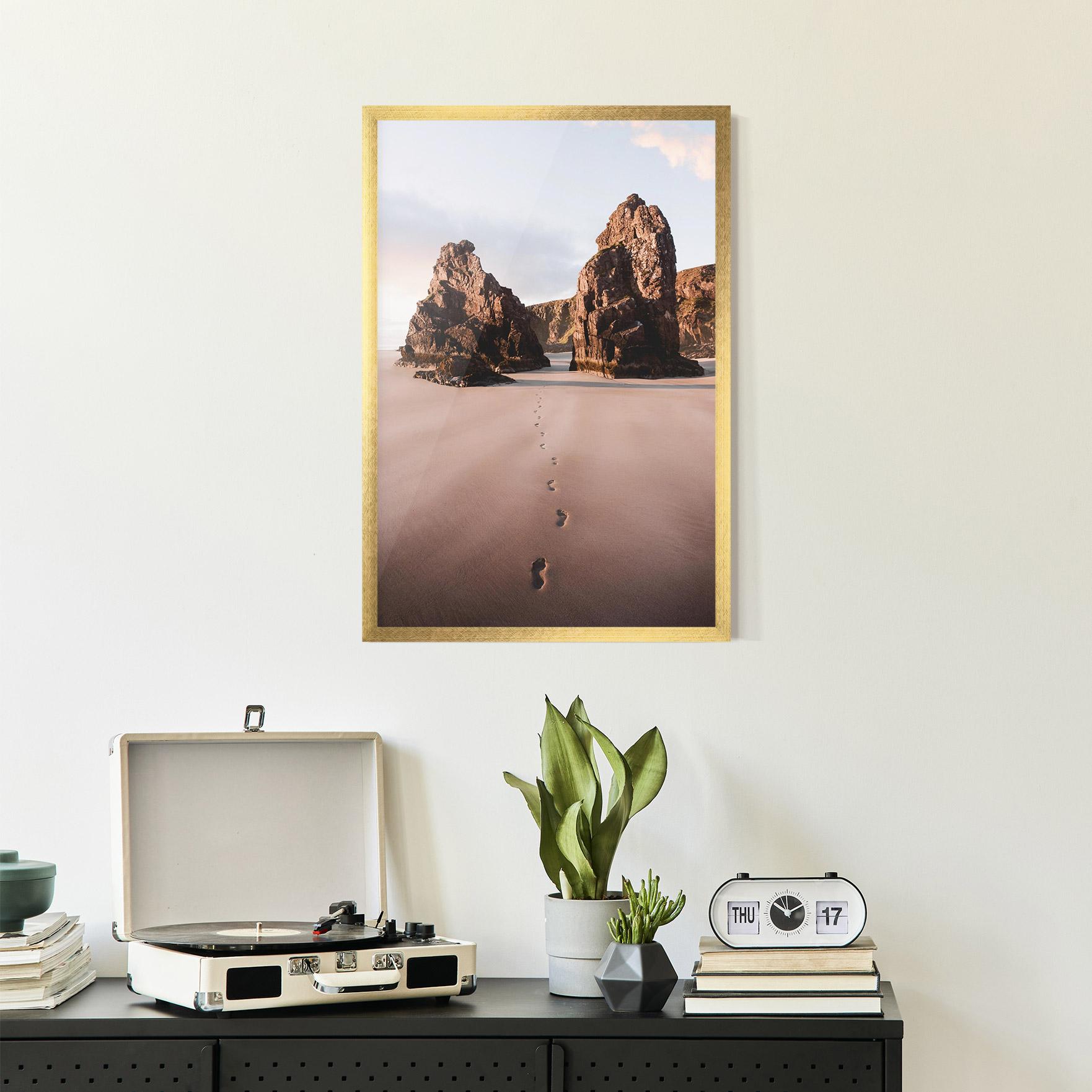 Gerahmte Poster Sand Mark mockup 2