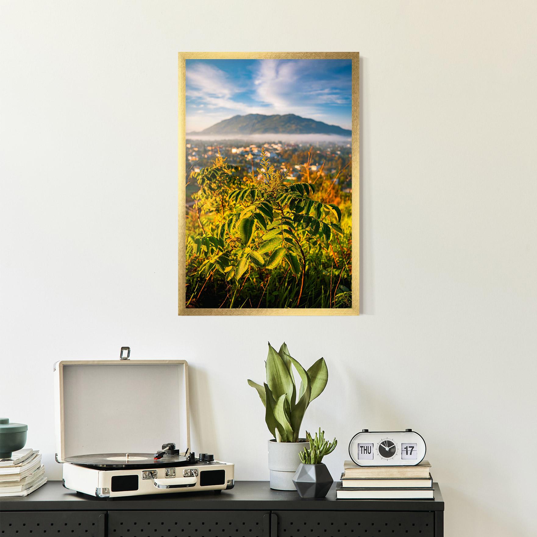 Gerahmte Poster Summer Leaves mockup 2