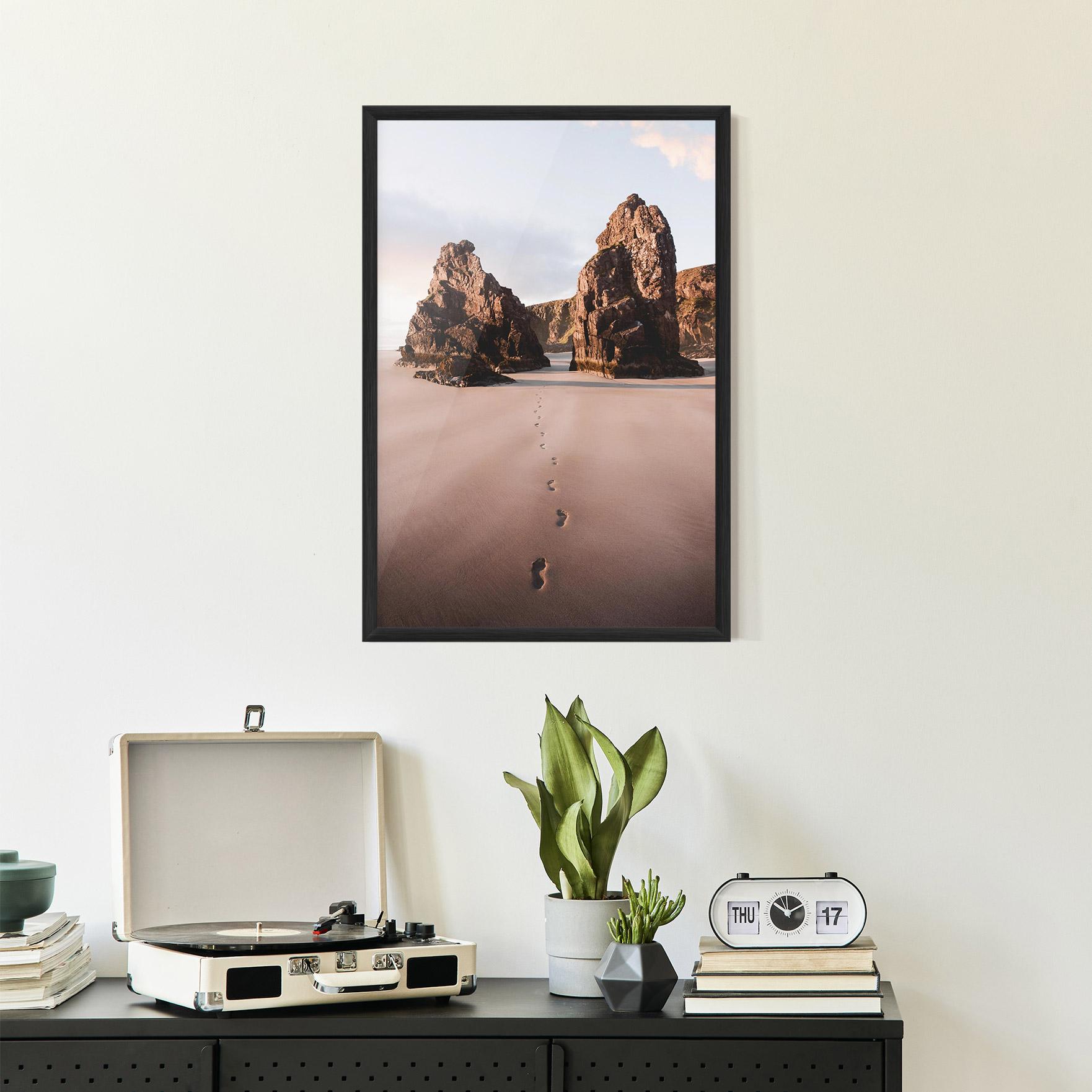 Gerahmte Poster Sand Mark mockup 2