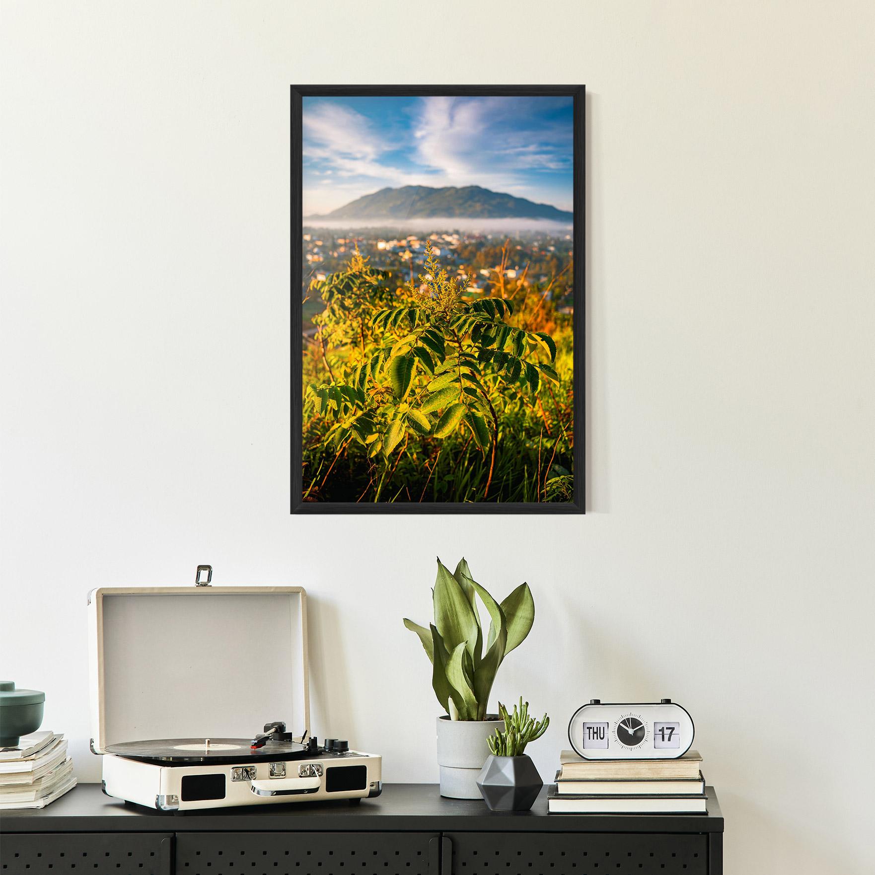 Gerahmte Poster Summer Leaves mockup 2