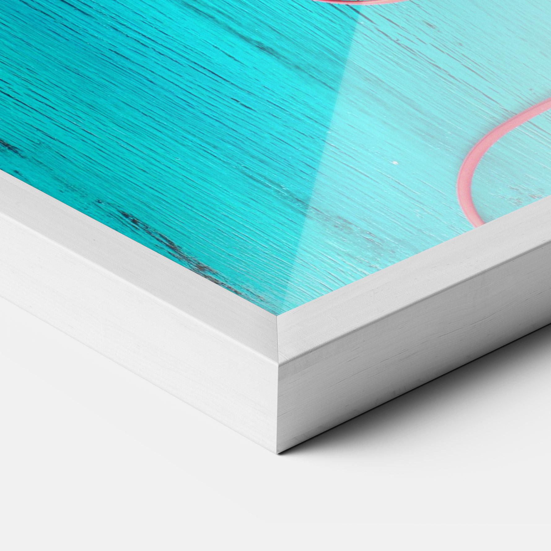 Gerahmte Poster Blue Pineapple mockup 3